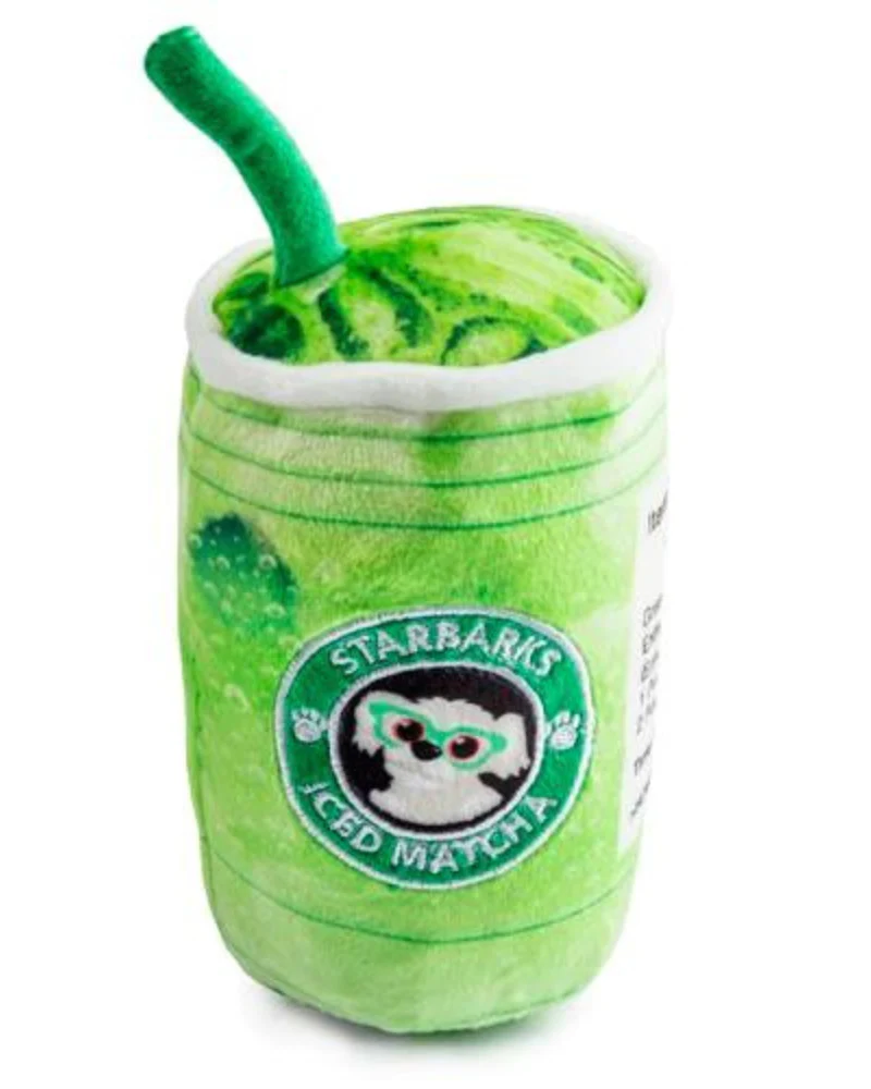 Starbarks Iced Matcha Squeaky Plush Dog Toy (FINAL SALE) - Image 3