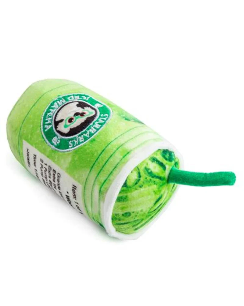 Starbarks Iced Matcha Squeaky Plush Dog Toy (FINAL SALE) - Image 4