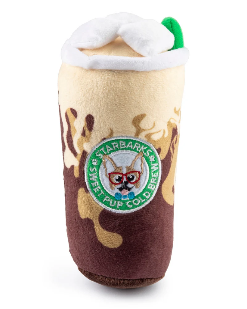 Starbarks Sweet Pup Cold Brew Plush Dog Toy - Image 6