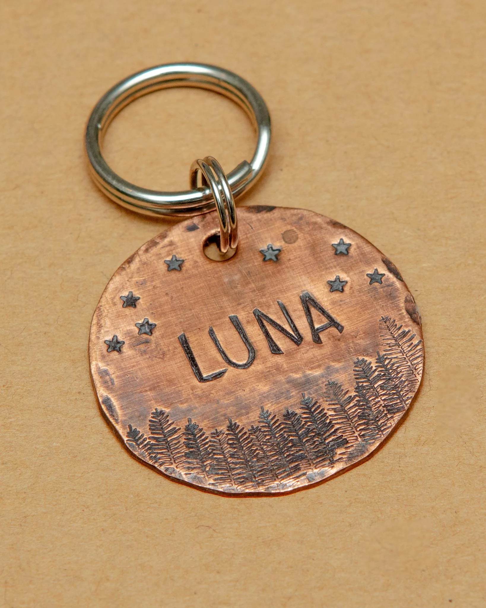Starry Forest Custom Dog ID Tag (Custom/Drop-Ship) (Made in the USA) - Image 2