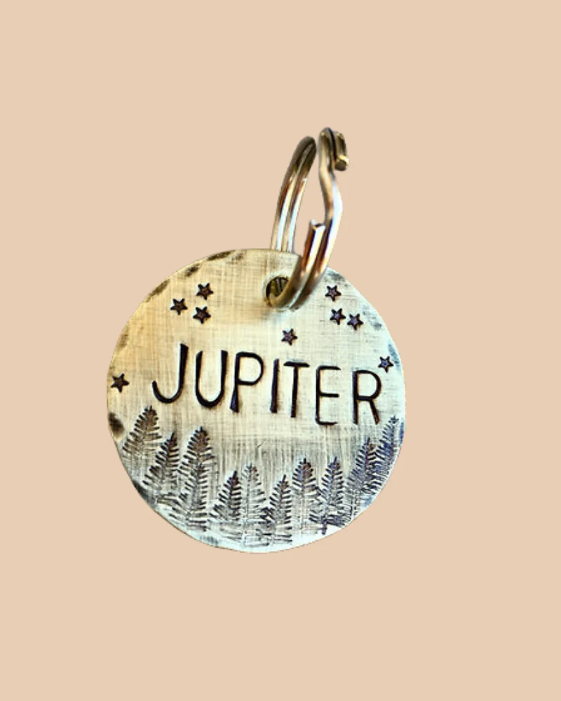 Starry Forest Custom Dog ID Tag (Custom/Drop-Ship) (Made in the USA) - Image 5