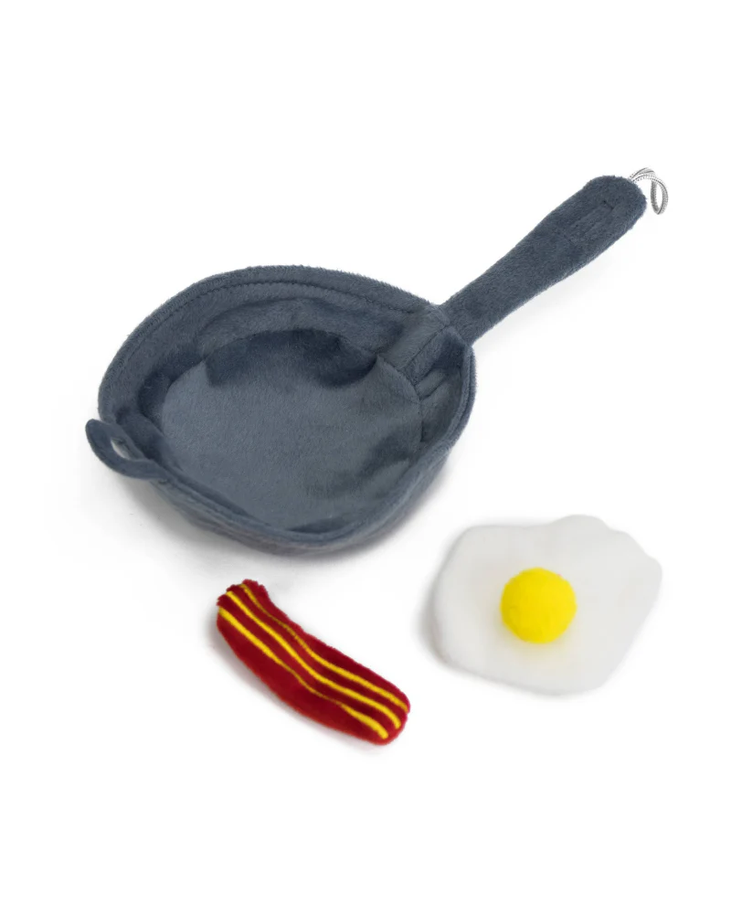 Bacon & Eggs Cat Toy Set - Image 2