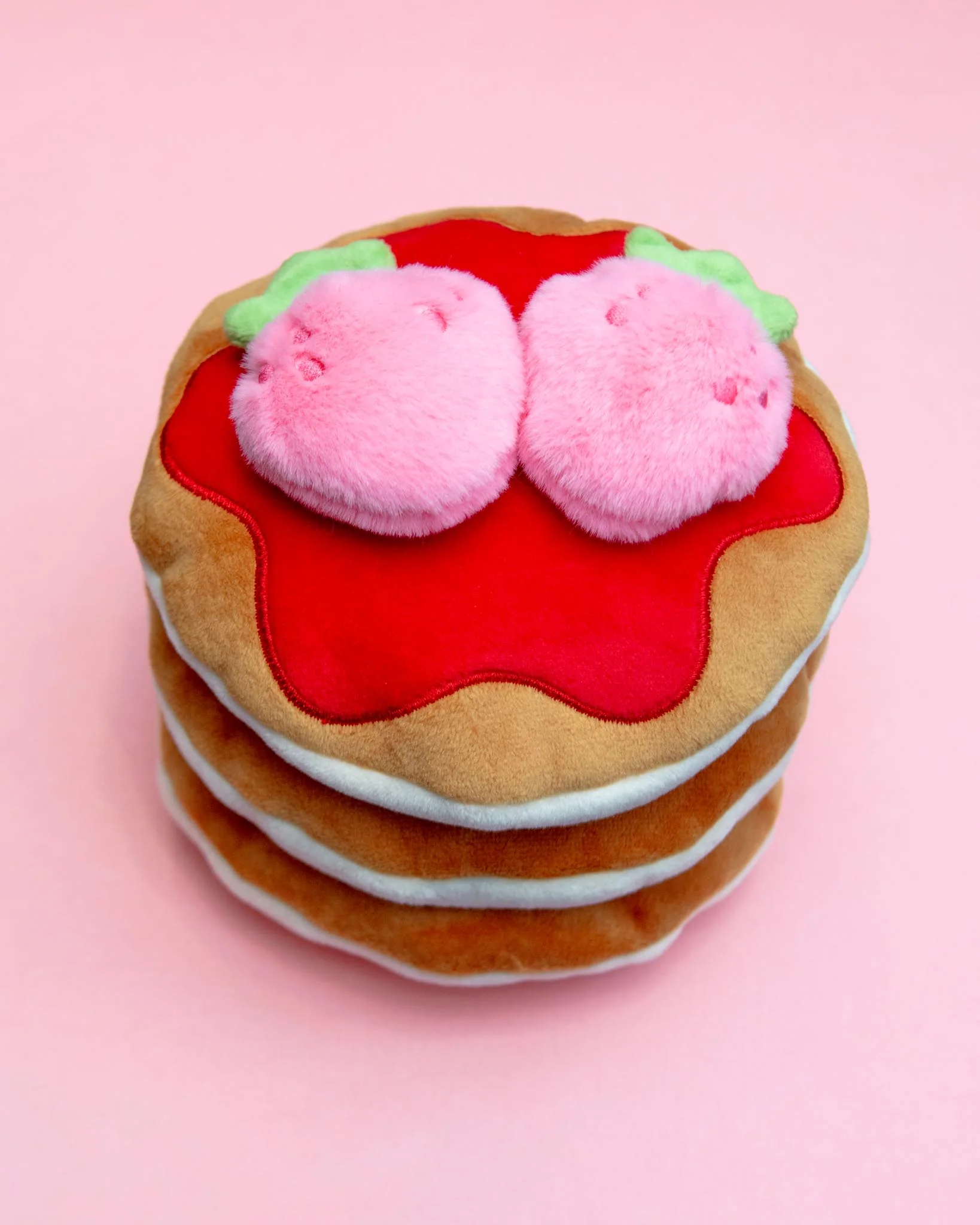 Strawberry Pancake Interactive Snuffle Dog Toy