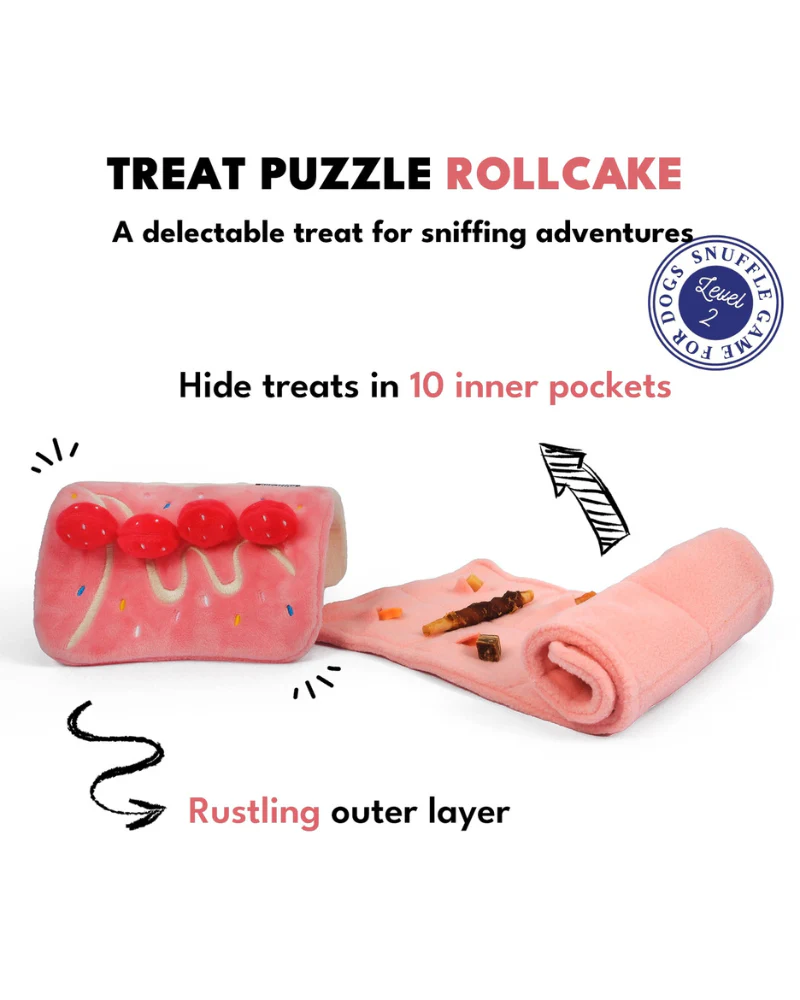 Strawberry Snuffle Cake Dog Treat Toy - Image 7
