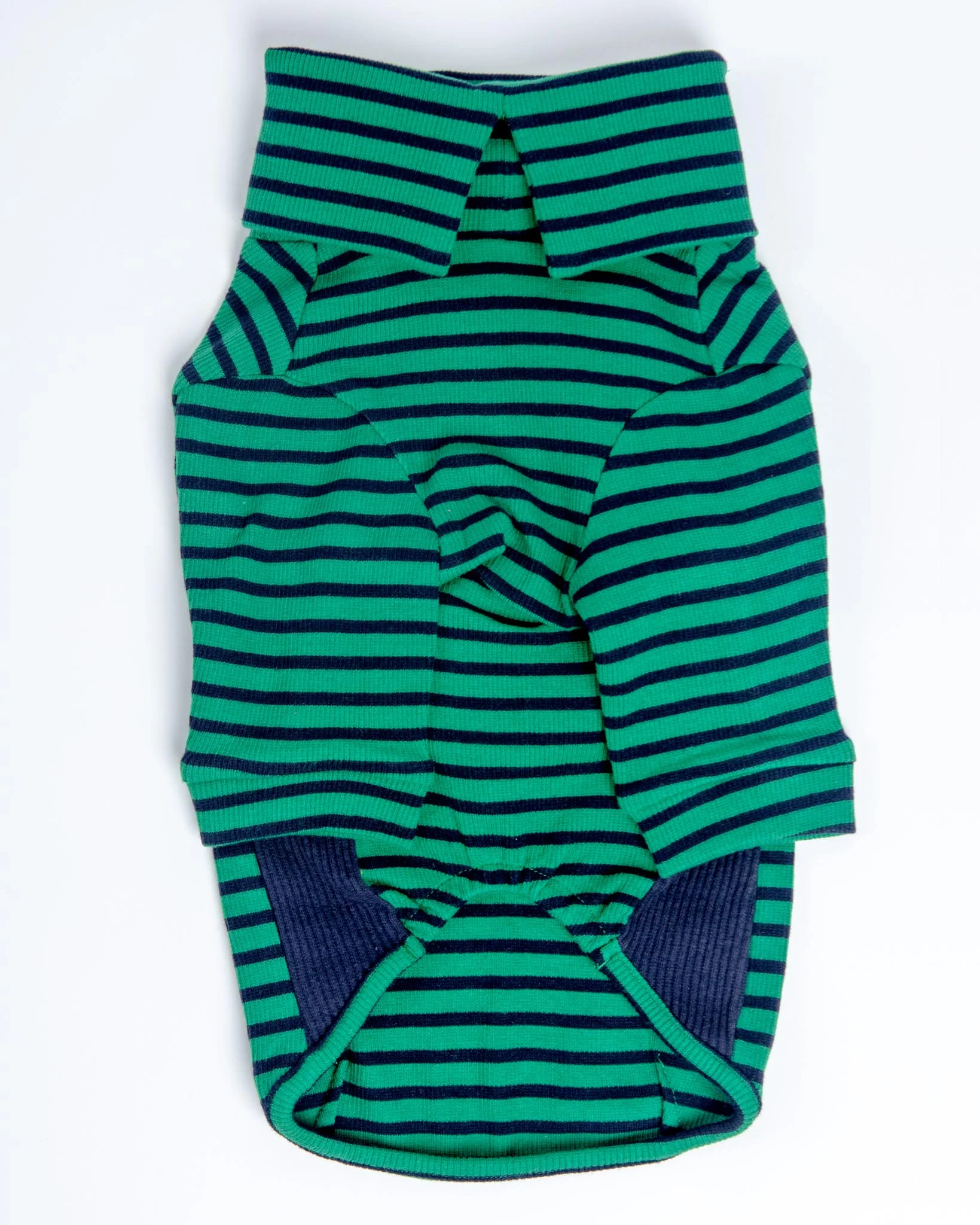 Stripe Dog Tee in Green & Navy (FINAL SALE) - Image 4