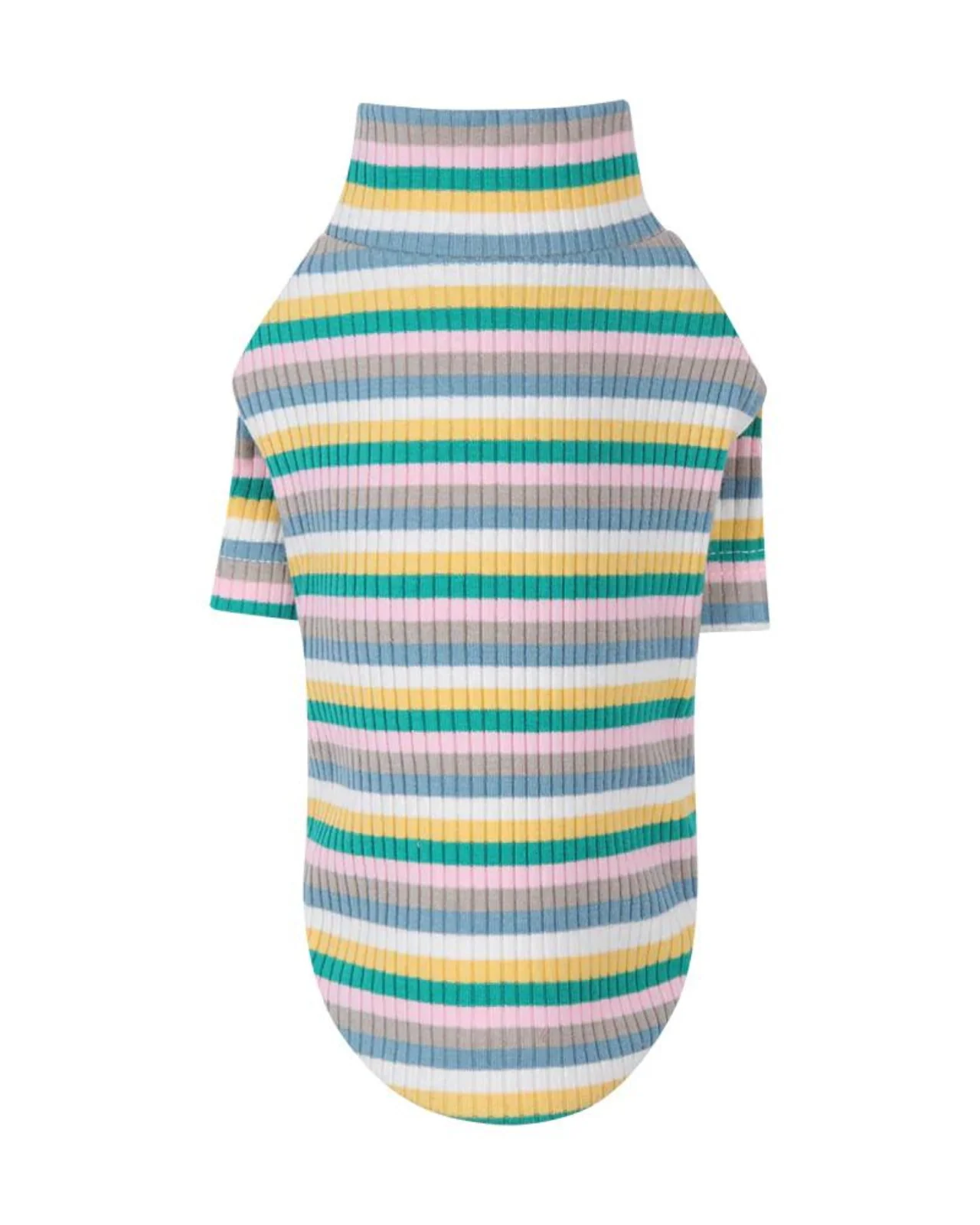 Stripe Ribbed Dog Turtleneck Sweater (FINAL SALE) - Image 5