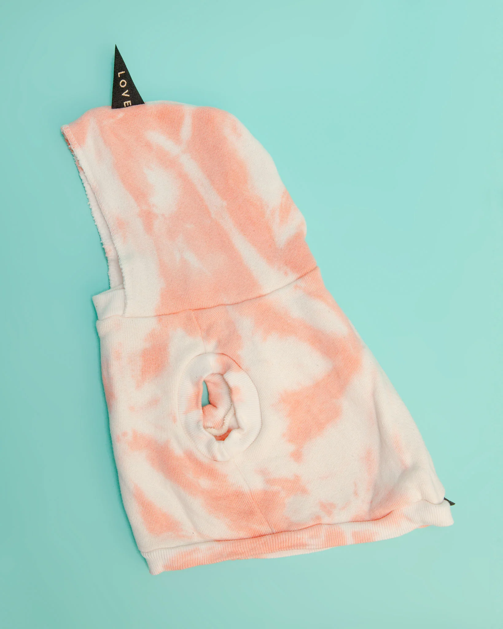 Studio Splatter Dog Sweatshirt in Peach
