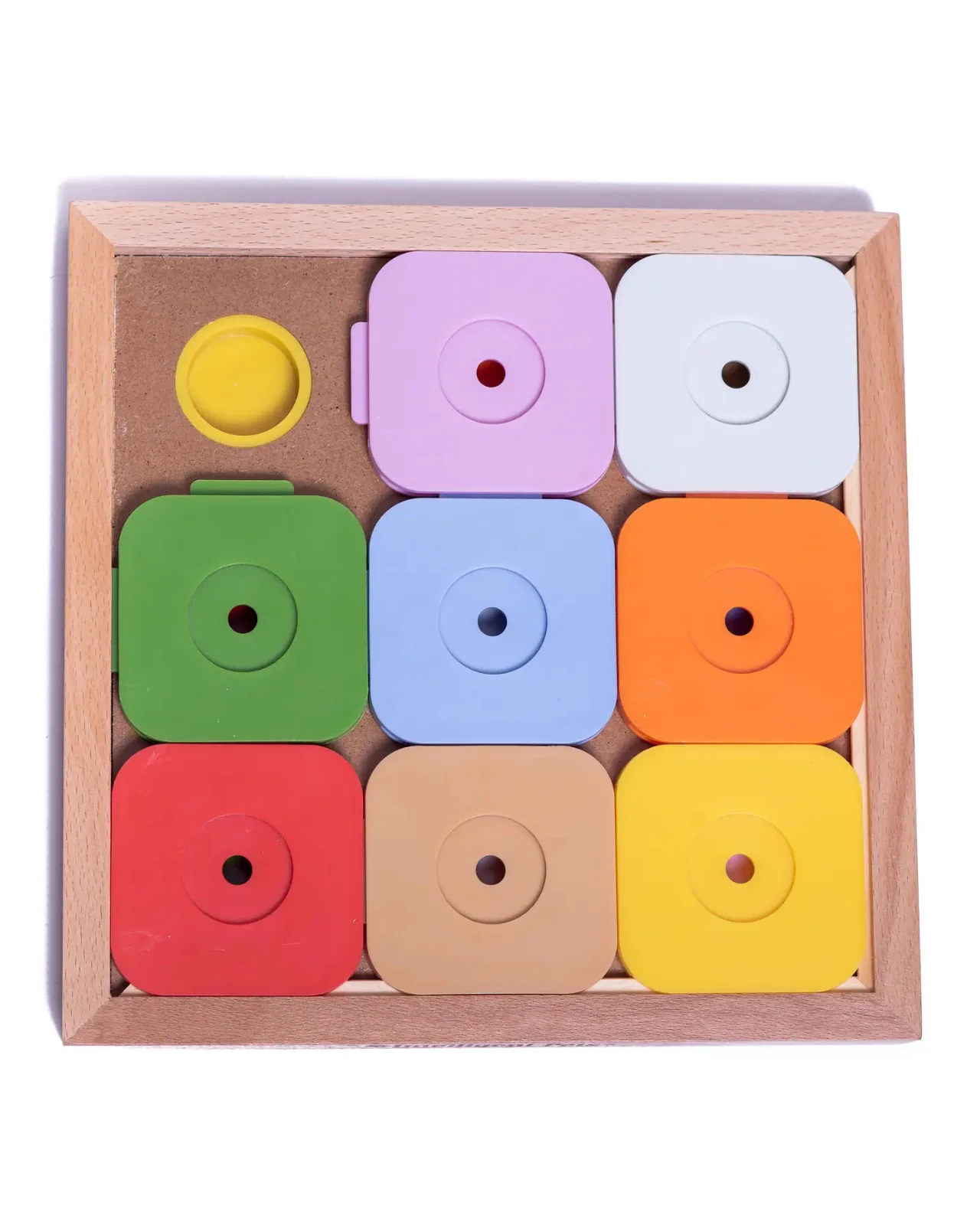 Sudoku Dog Treat Puzzle Game in Rainbow Edition (9 Squares) - Image 2