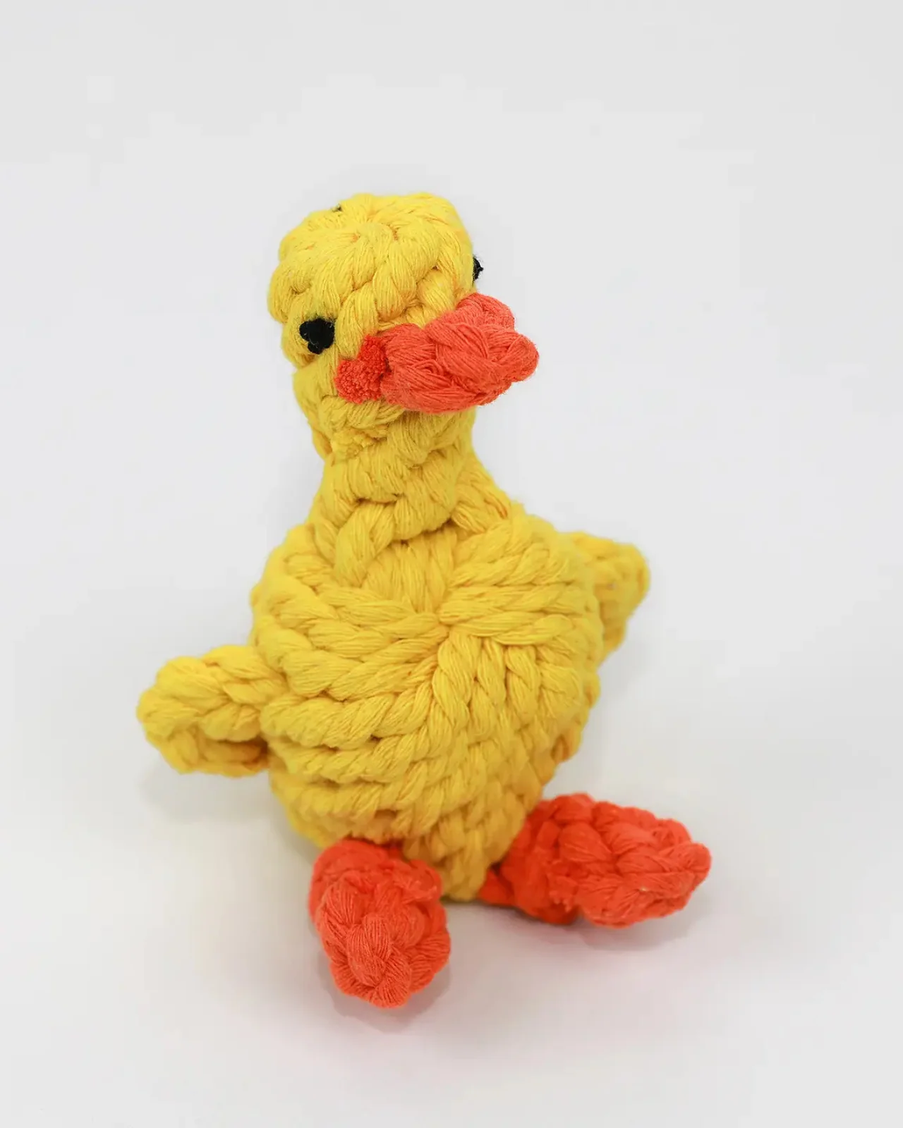 Sunny Yellow Duck Dog Rope Toy