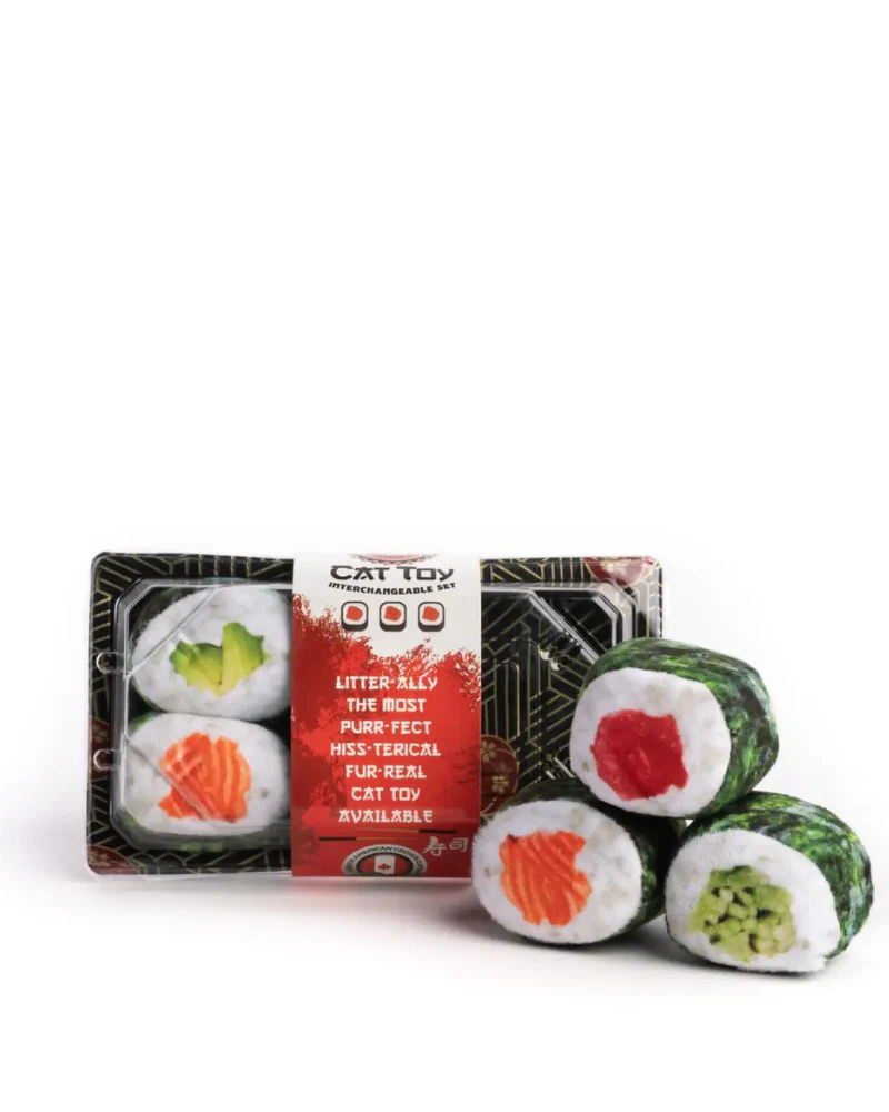 Sushi Roll Catnip Toy - Image 2