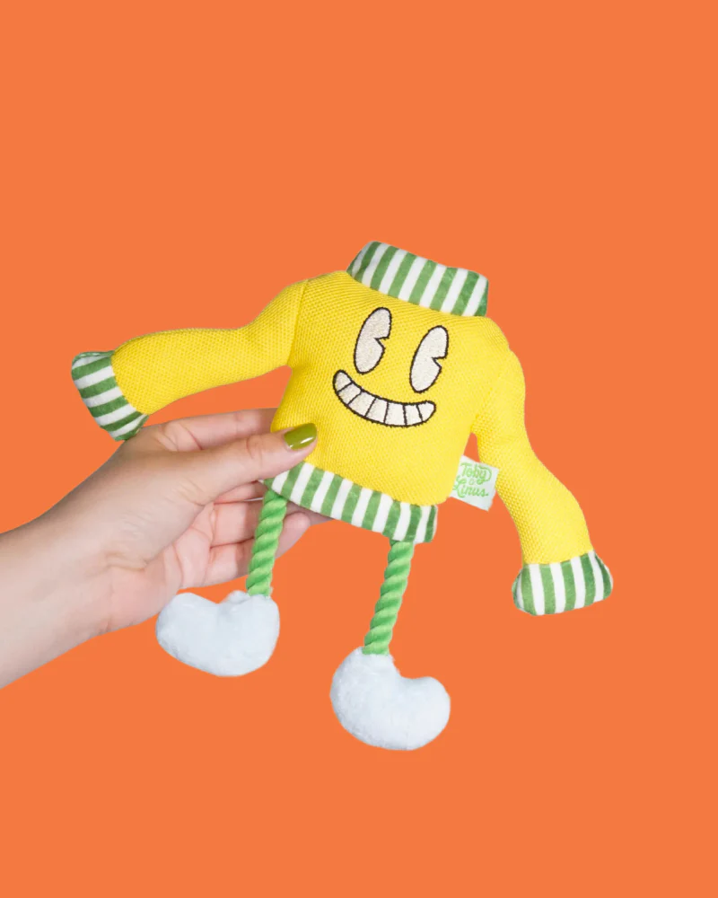 Sweater Guy Squeaky Dog Toy - Image 2