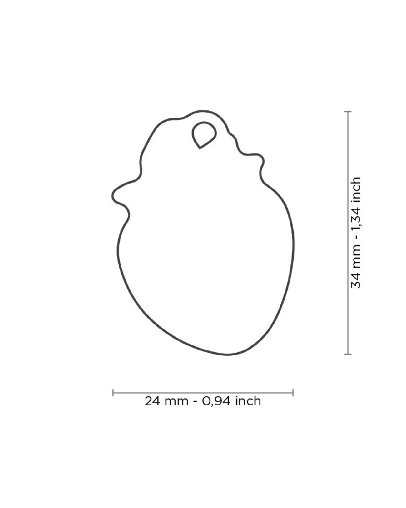 Sweet as a Strawberry Custom Pet ID Tag - Image 2
