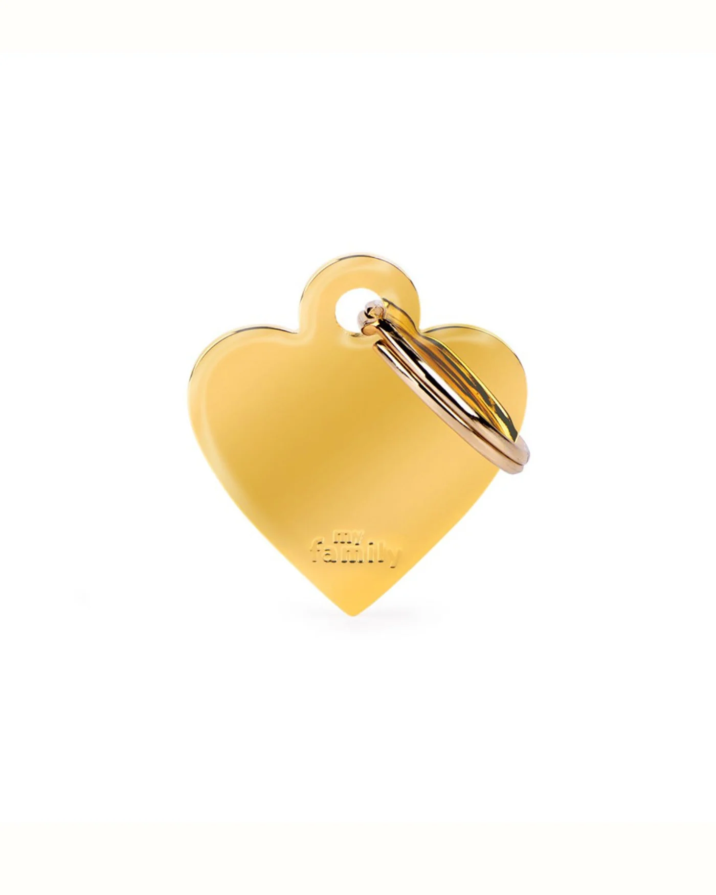 Sweet Heart in Golden Brass Custom Pet ID Tag - Image 4