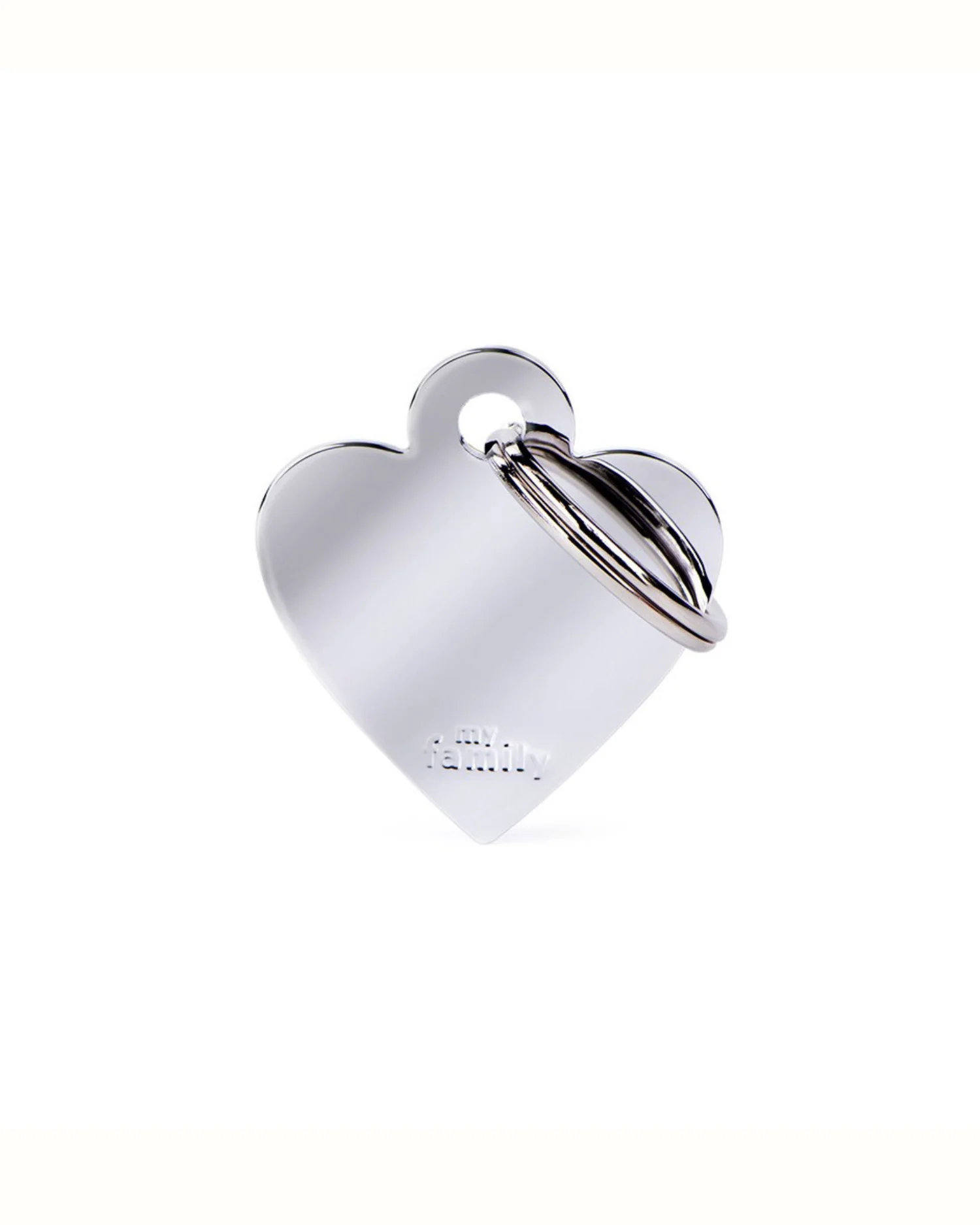 Sweet Heart in Chrome Custom Pet ID Tag - Image 3