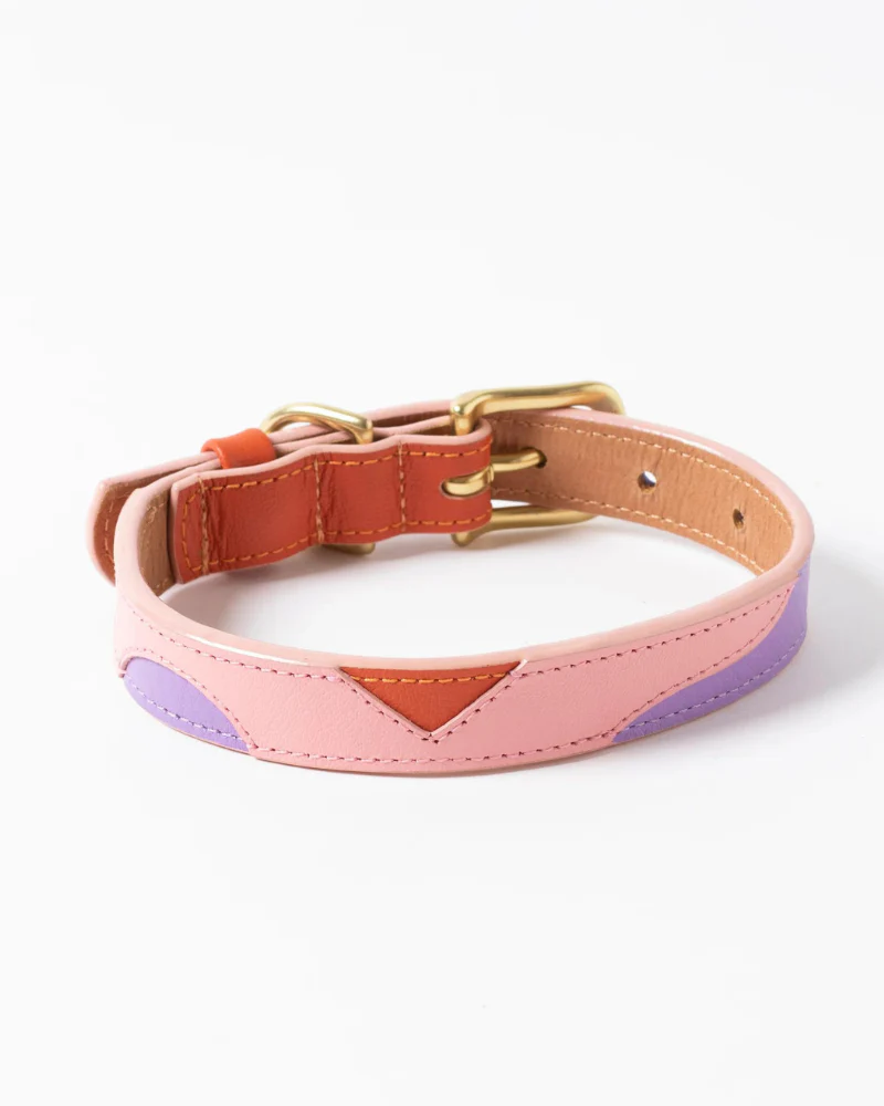 Sweet Leather Dog Collar (Made in Guatemala) - Image 5