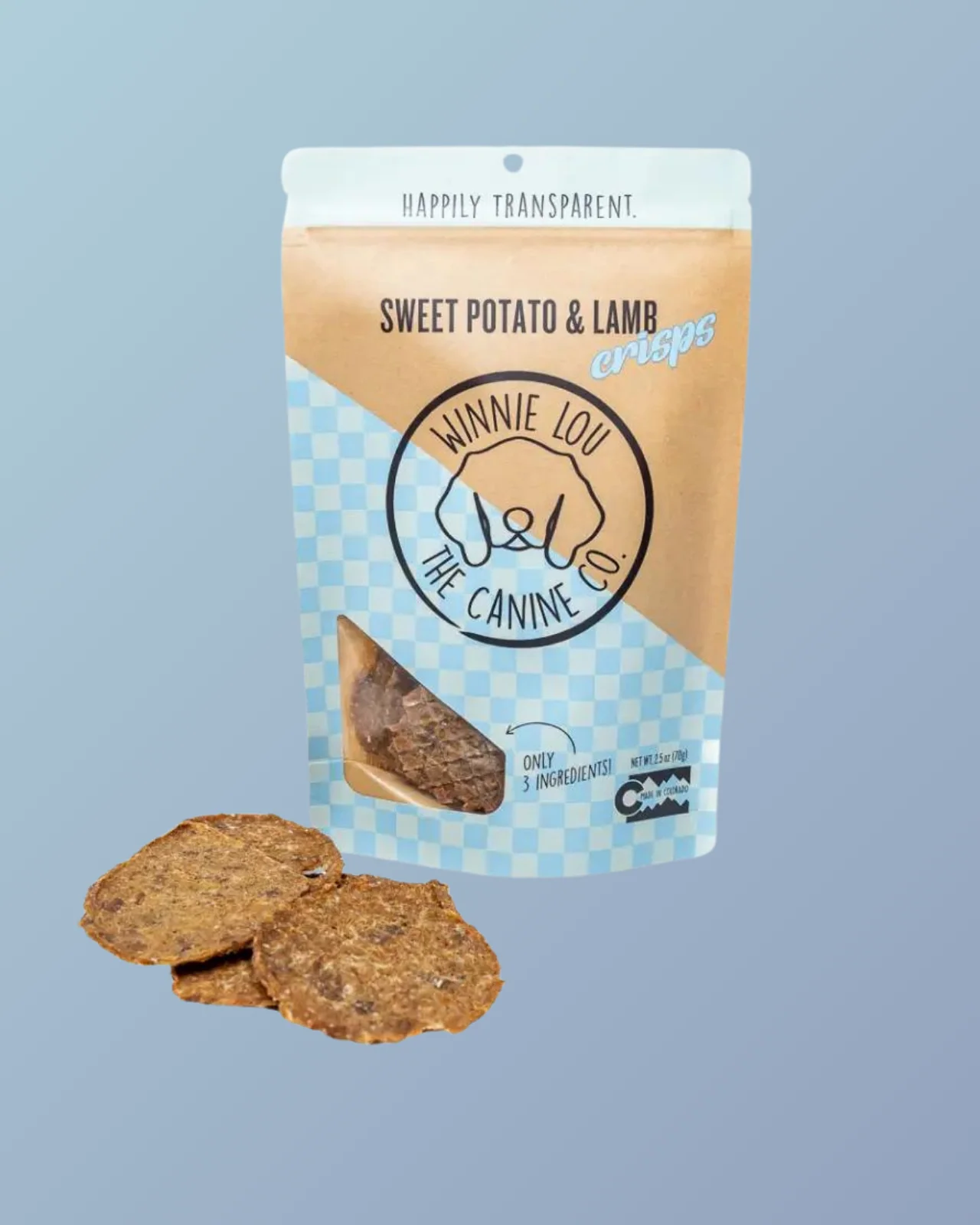Sweet Potato & Lamb Crisp Dog Treats - Image 3