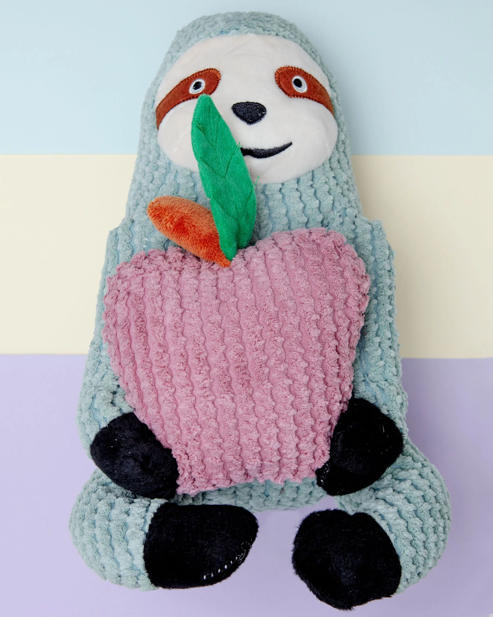Sydney the Sloth Crunchy Plush Dog Toy - Image 5