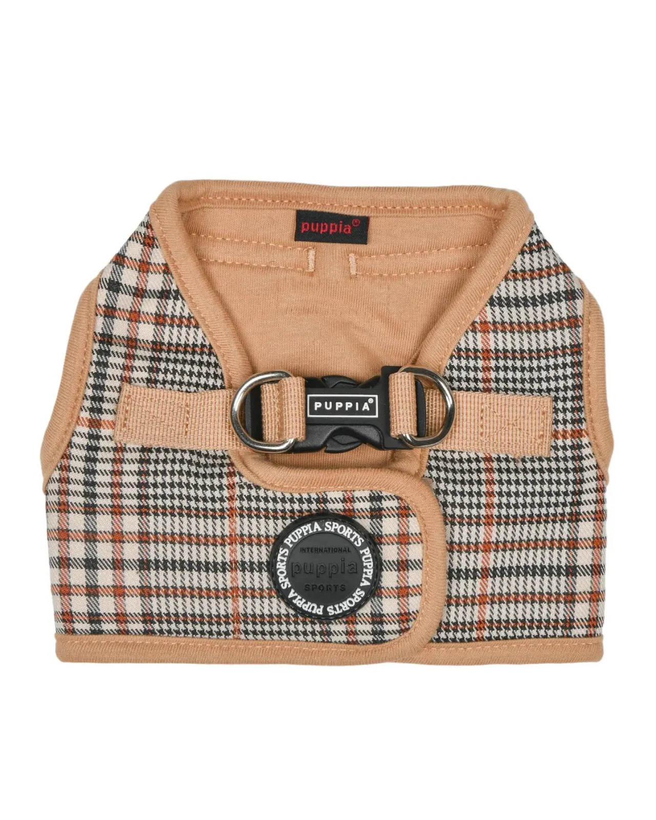 Tan Tartan Plaid Step-in Dog Harness - Image 5