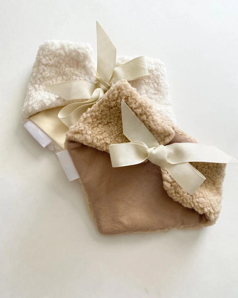 Teddy Dog Bandana in Tan (Made in the USA) (CLEARANCE) - Image 2