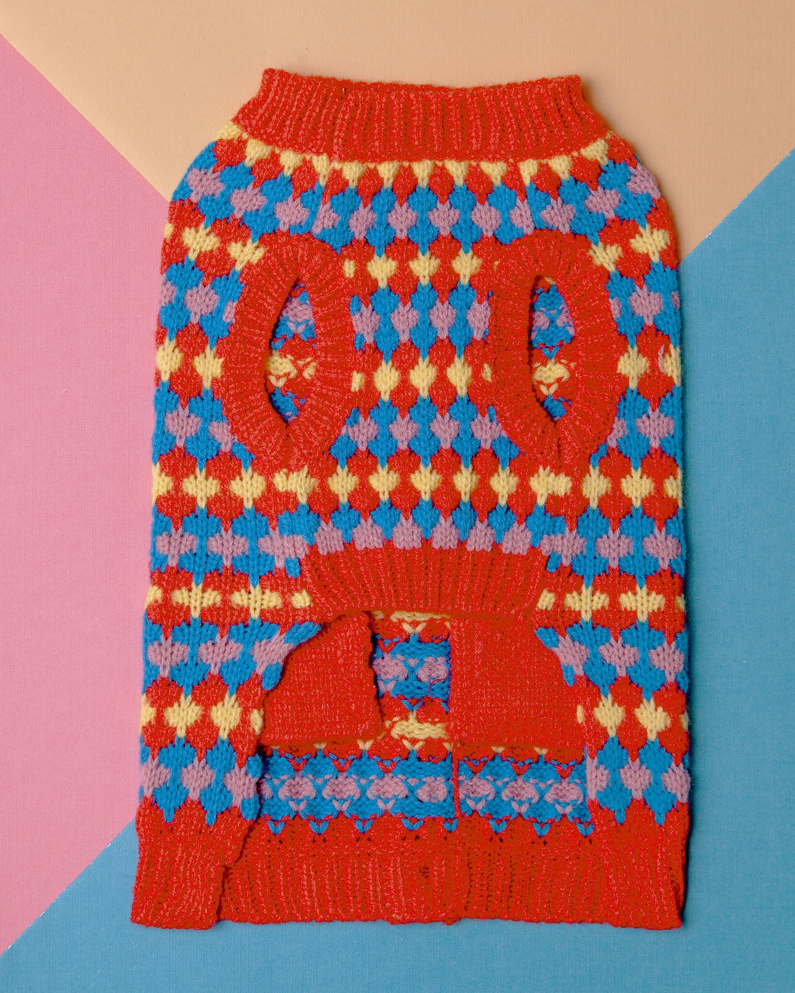 Tangerine Dreams Small Dog Cardigan Sweater (FINAL SALE) - Image 2