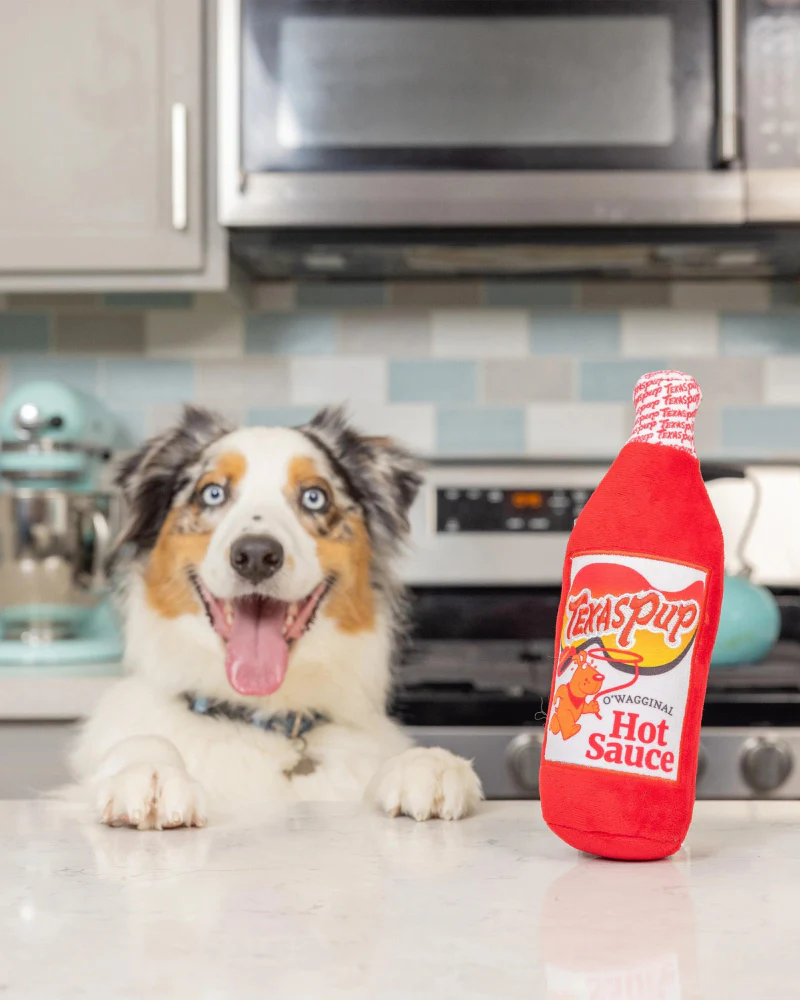 Texas Pup Hot Sauce Plush Dog Toy - Image 2