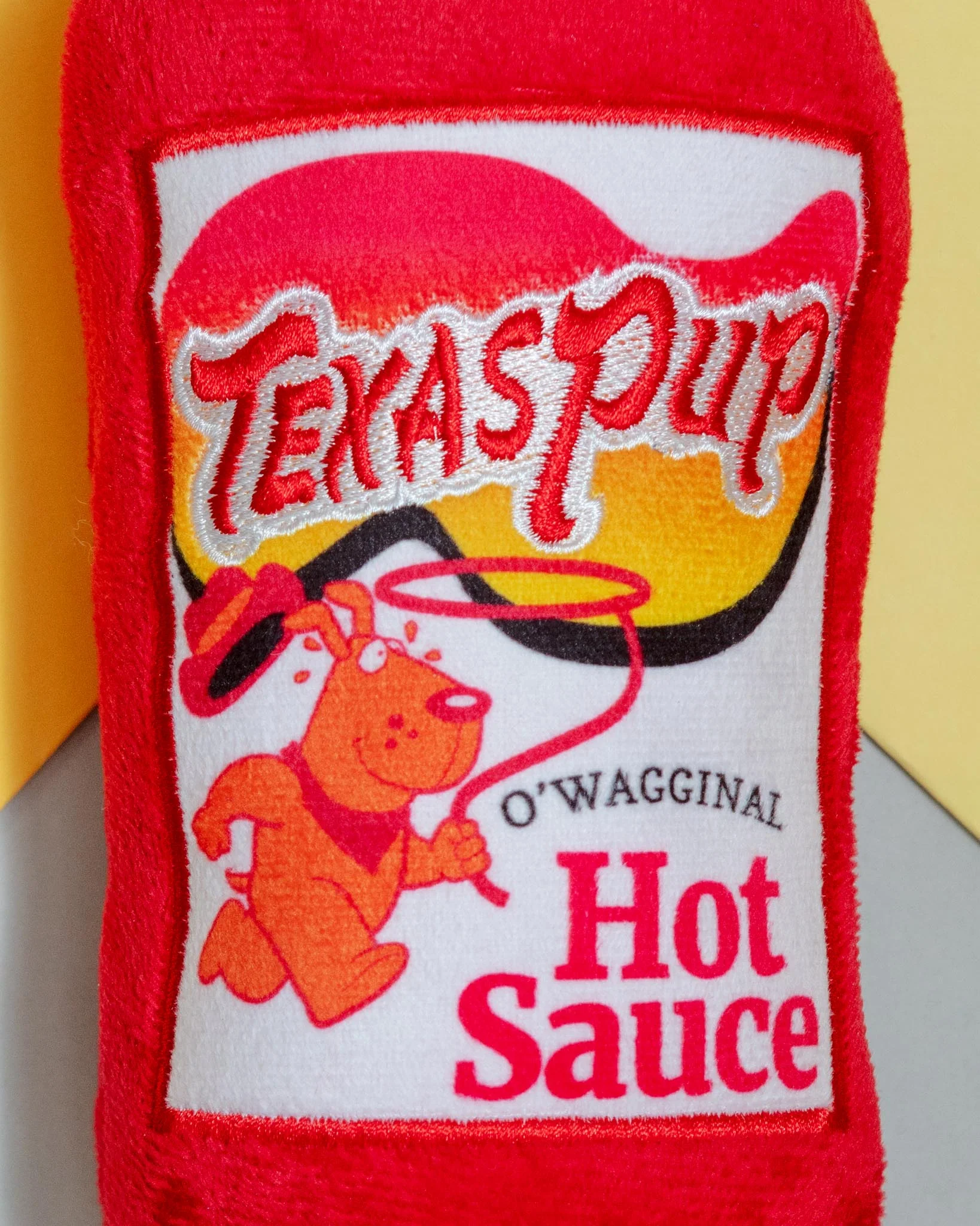 Texas Pup Hot Sauce Plush Dog Toy - Image 3