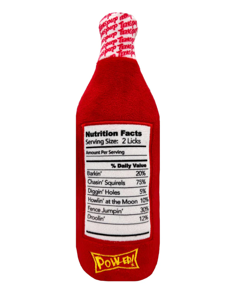 Texas Pup Hot Sauce Plush Dog Toy - Image 5