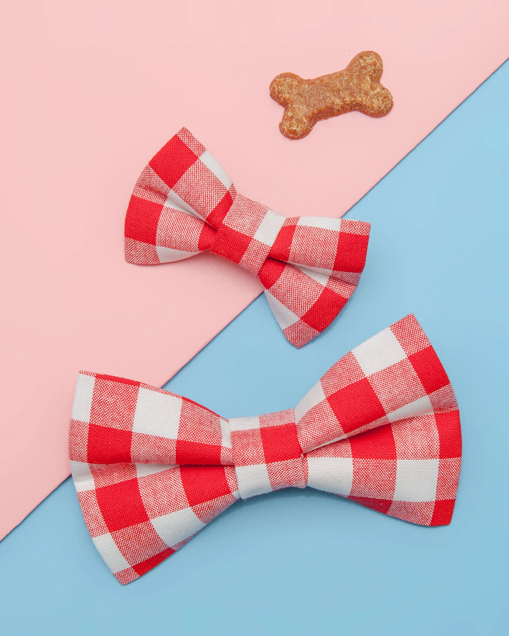 The Brunch At Pickles Gingham Bow Tie