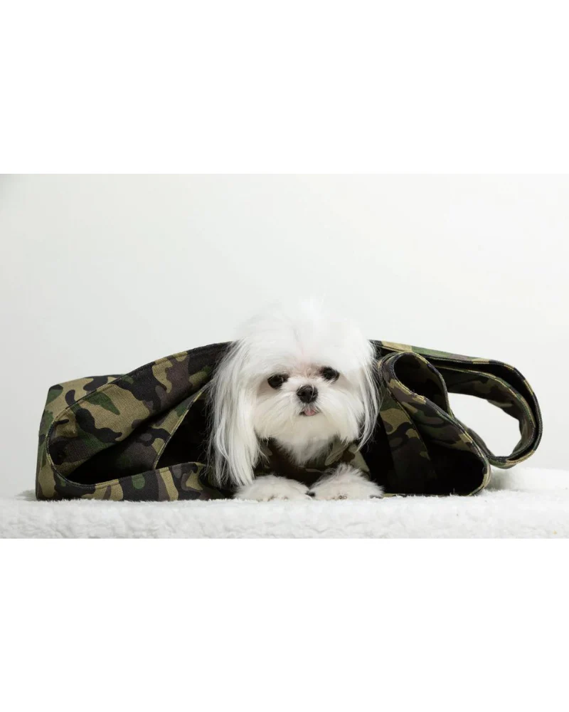 The SNUGGIT Crossbody Dog Sling in Chester Camo (Made in Canada) (FINAL SALE) - Image 5