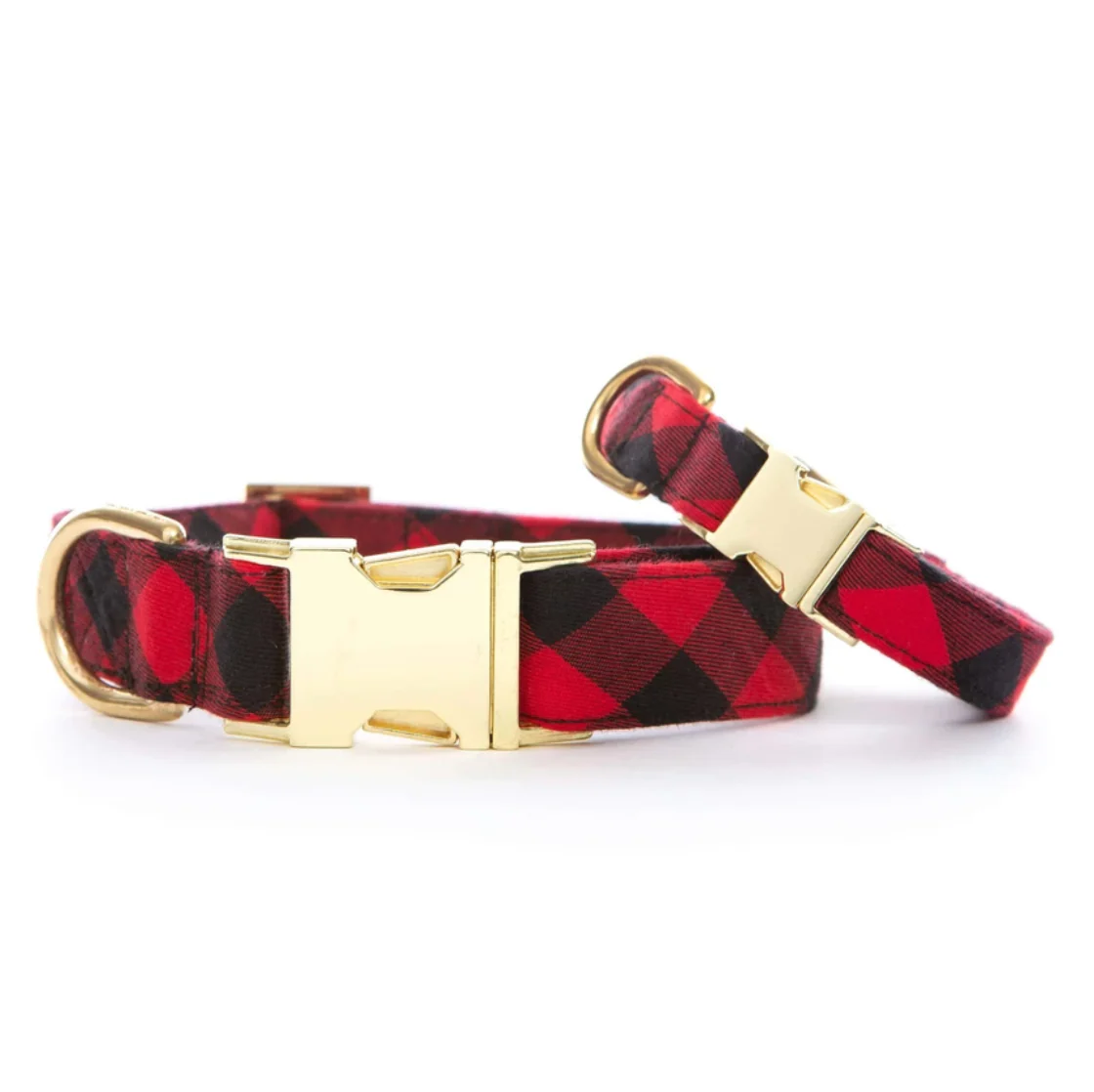 Buffalo Check Plaid Dog Collar (Made in the USA)<br>(FINAL SALE) - Image 4