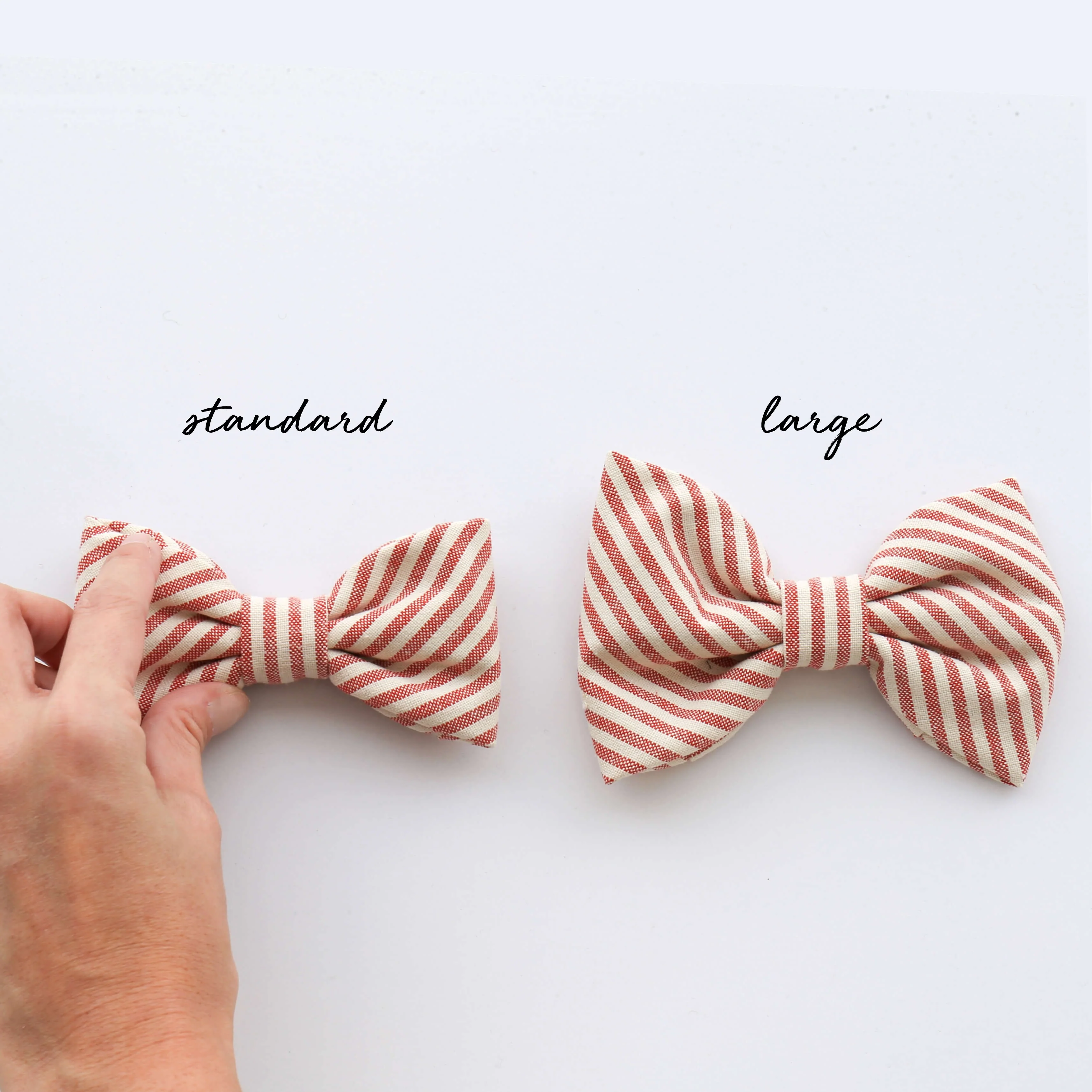 THE FOGGY DOG | Charcoal Stripe Bow Tie - Image 3