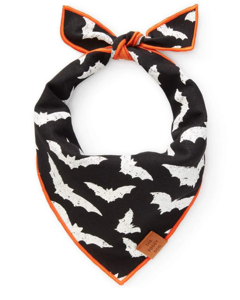 Going Batty Reversible Dog Bandana (Made in the USA)