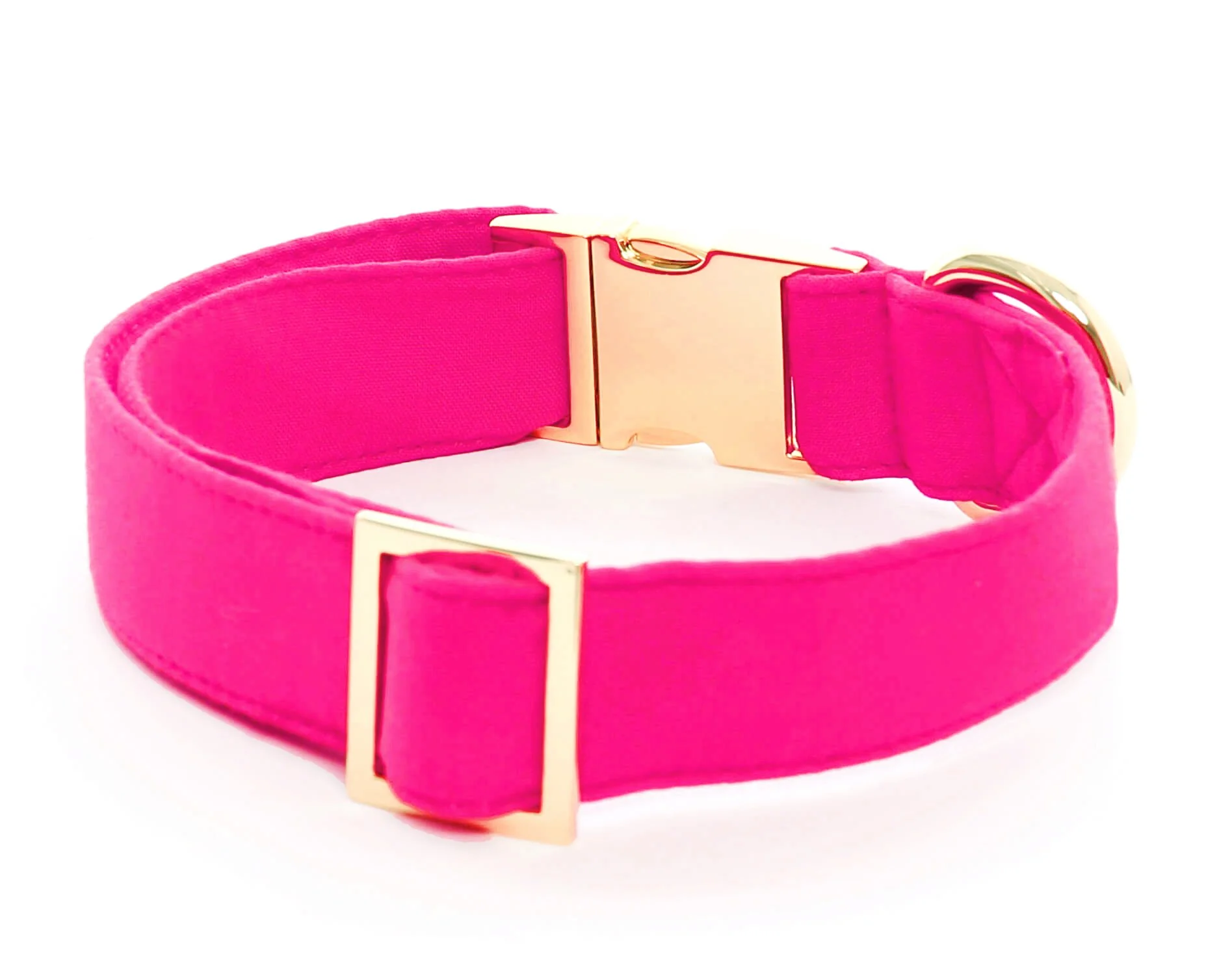 Hot Pink Dog Collar<br>(Made in the USA) (FINAL SALE) - Image 3