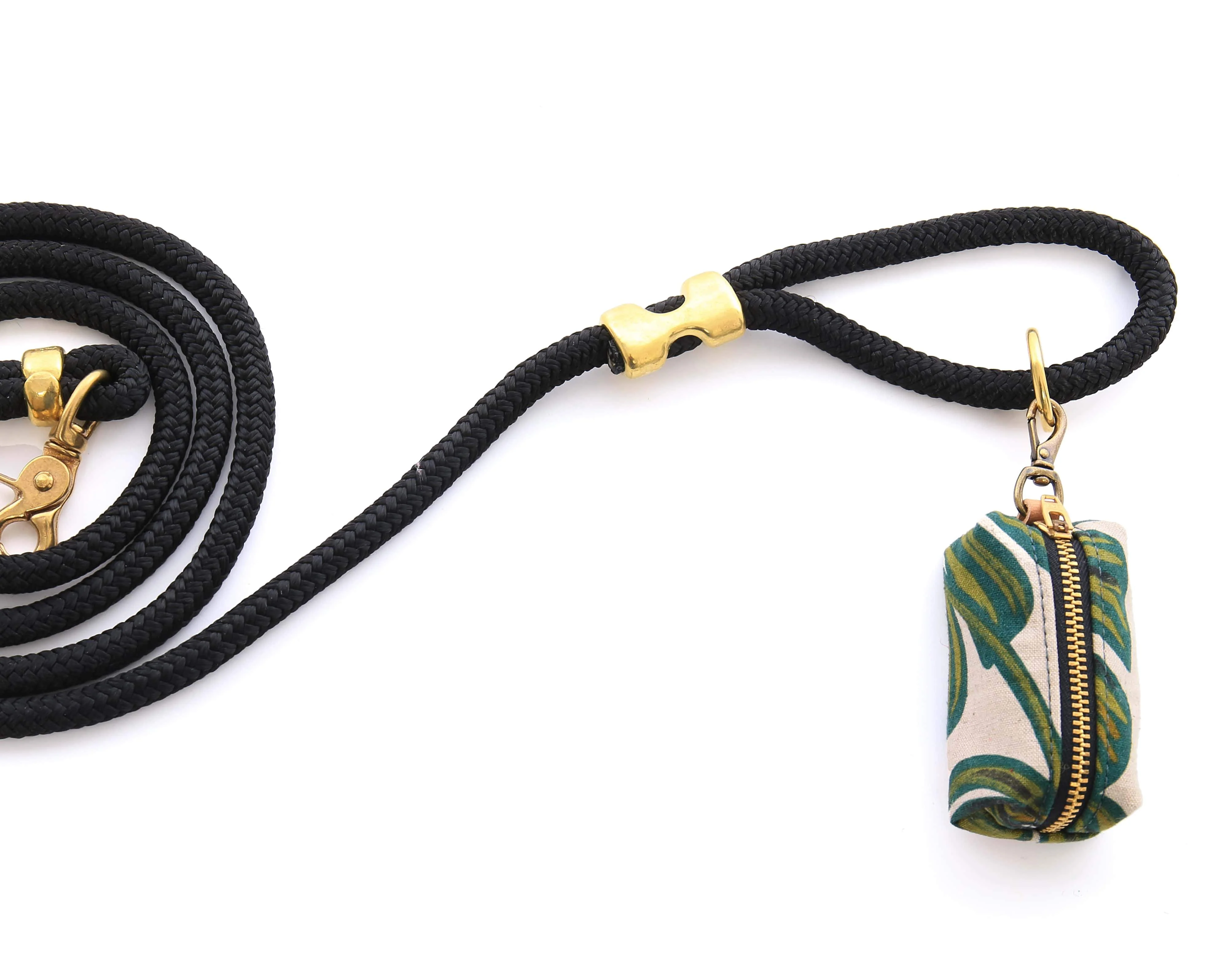 THE FOGGY DOG | Monstera Leaves Leash Bag - Image 3