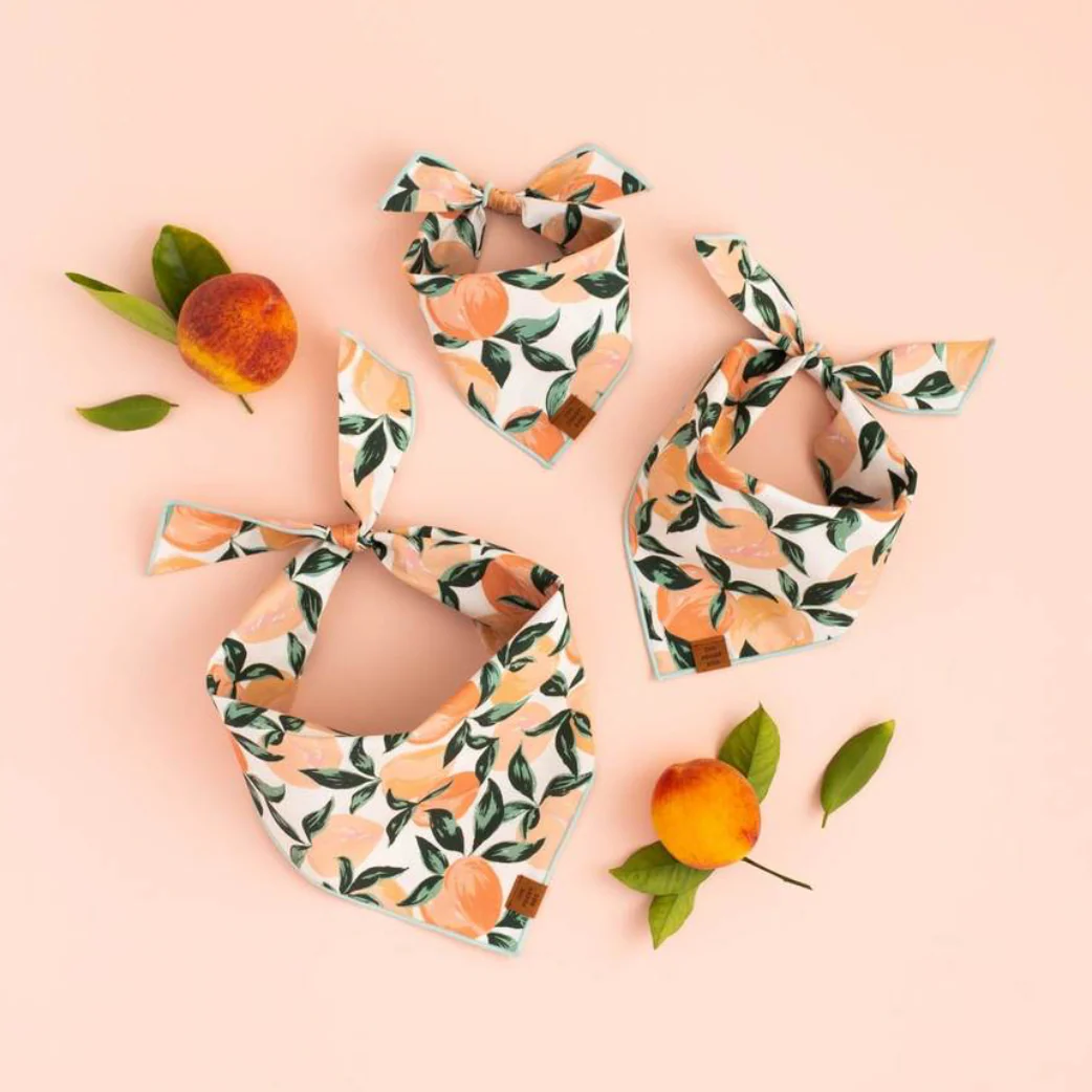Peaches and Cream Dog Bandana (Made in the USA) (FINAL SALE) - Image 2