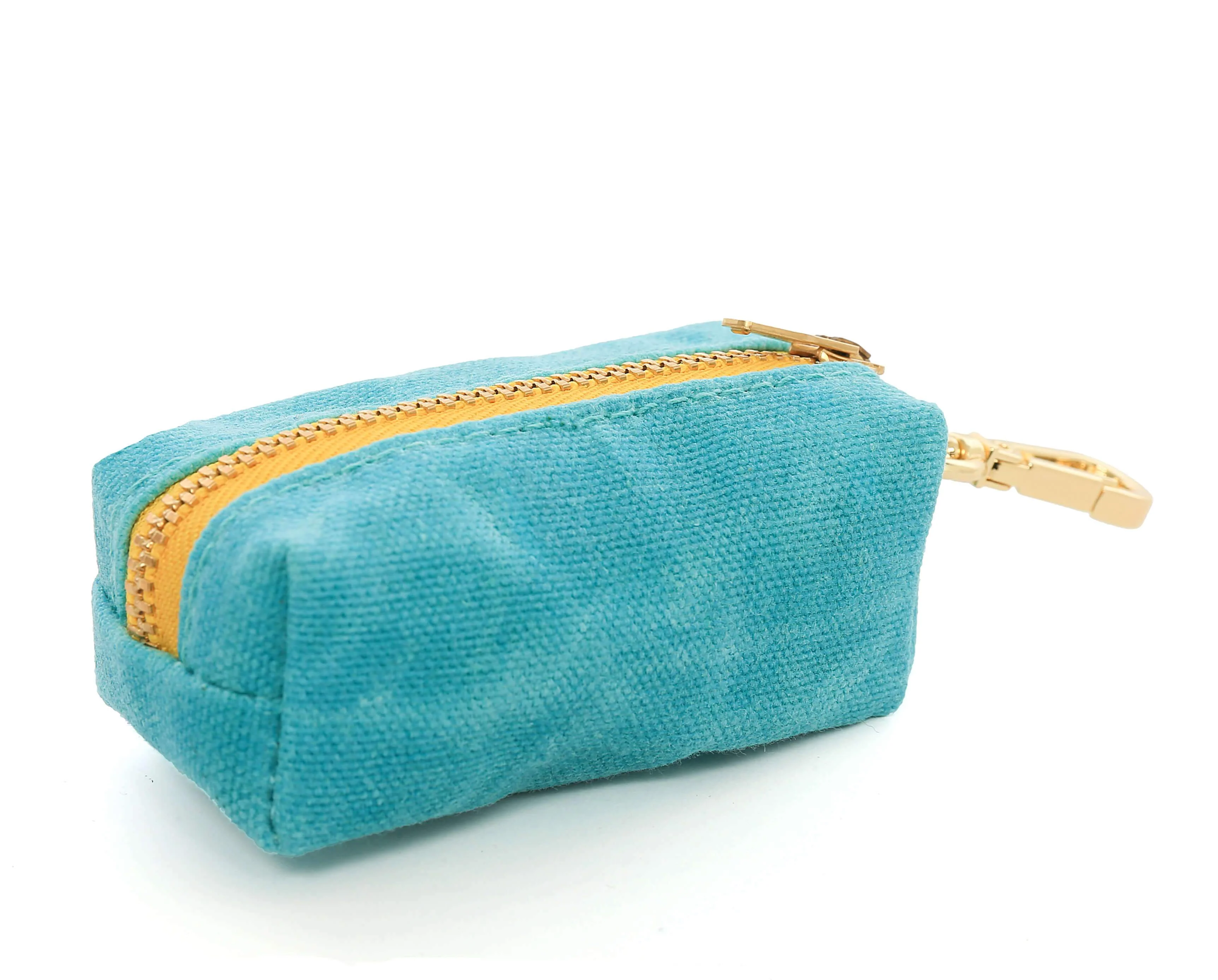THE FOGGY DOG | Peacock Waxed Canvas Leash Bag - Image 2