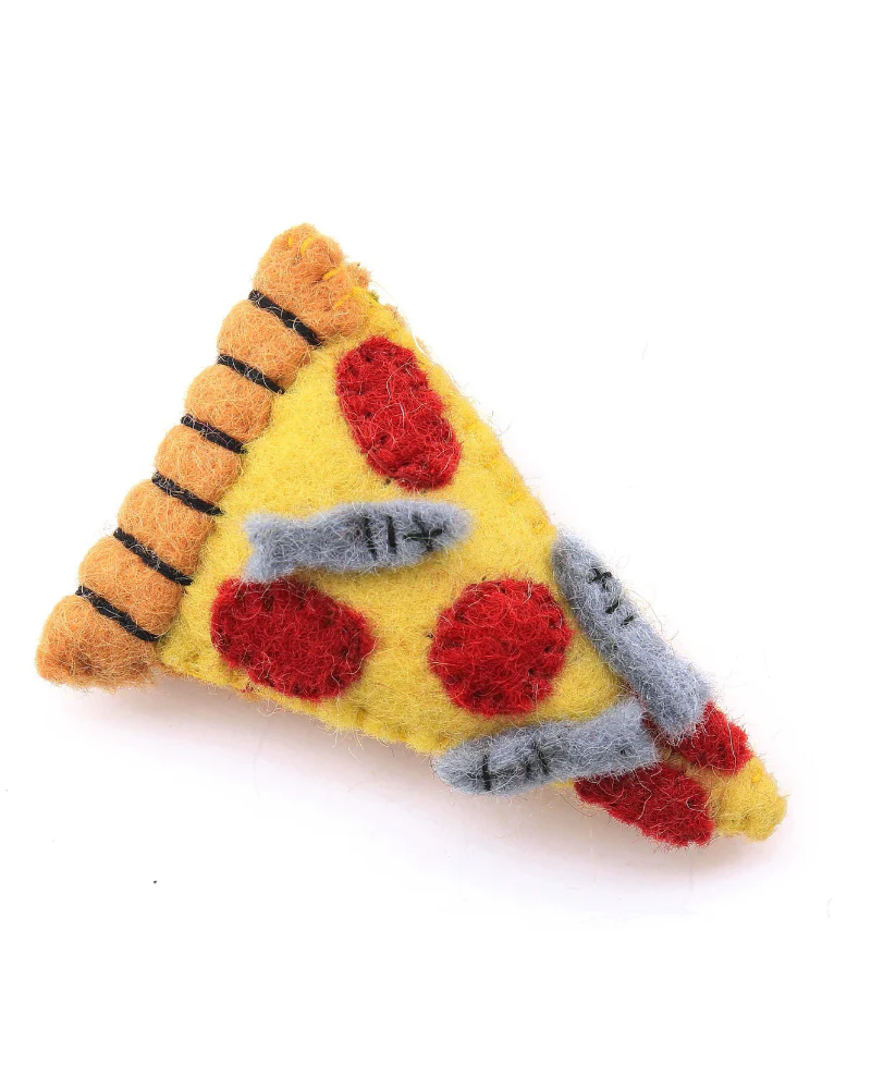 Wool Pizza Cat Toy - Image 3