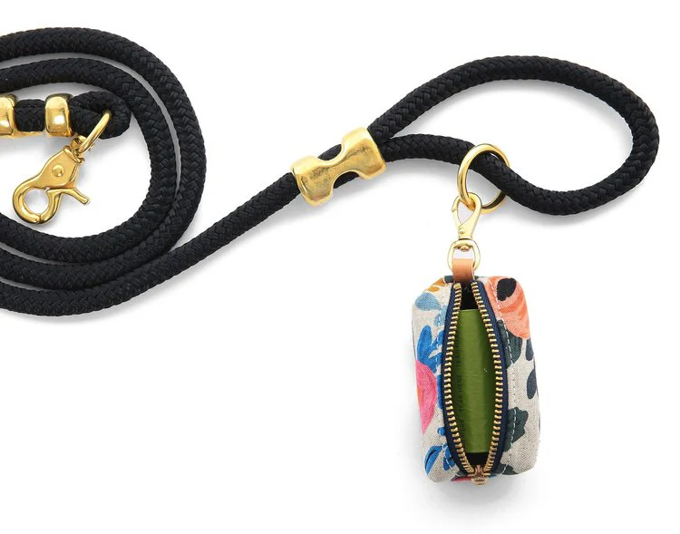 THE FOGGY DOG | Rifle Paper Co. Boho Birds Rosa Leash Bag - Image 2