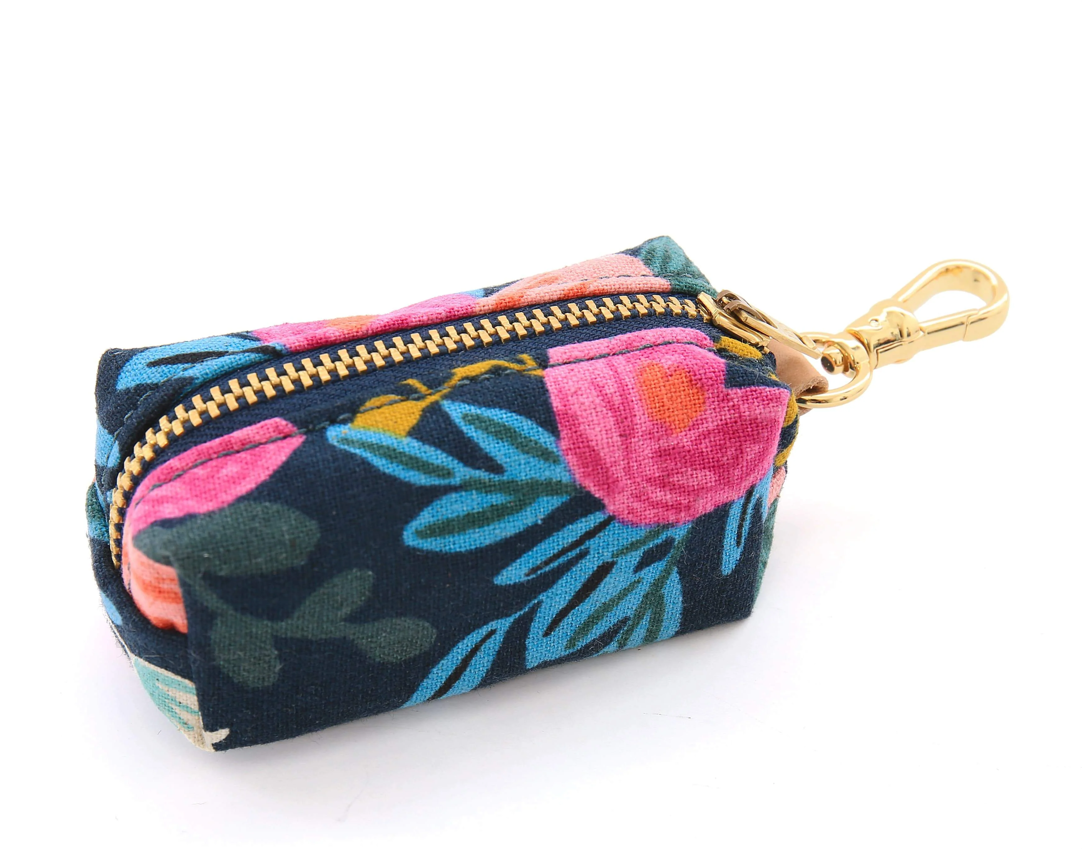 Rosa Floral Navy Leash Bag - Image 2