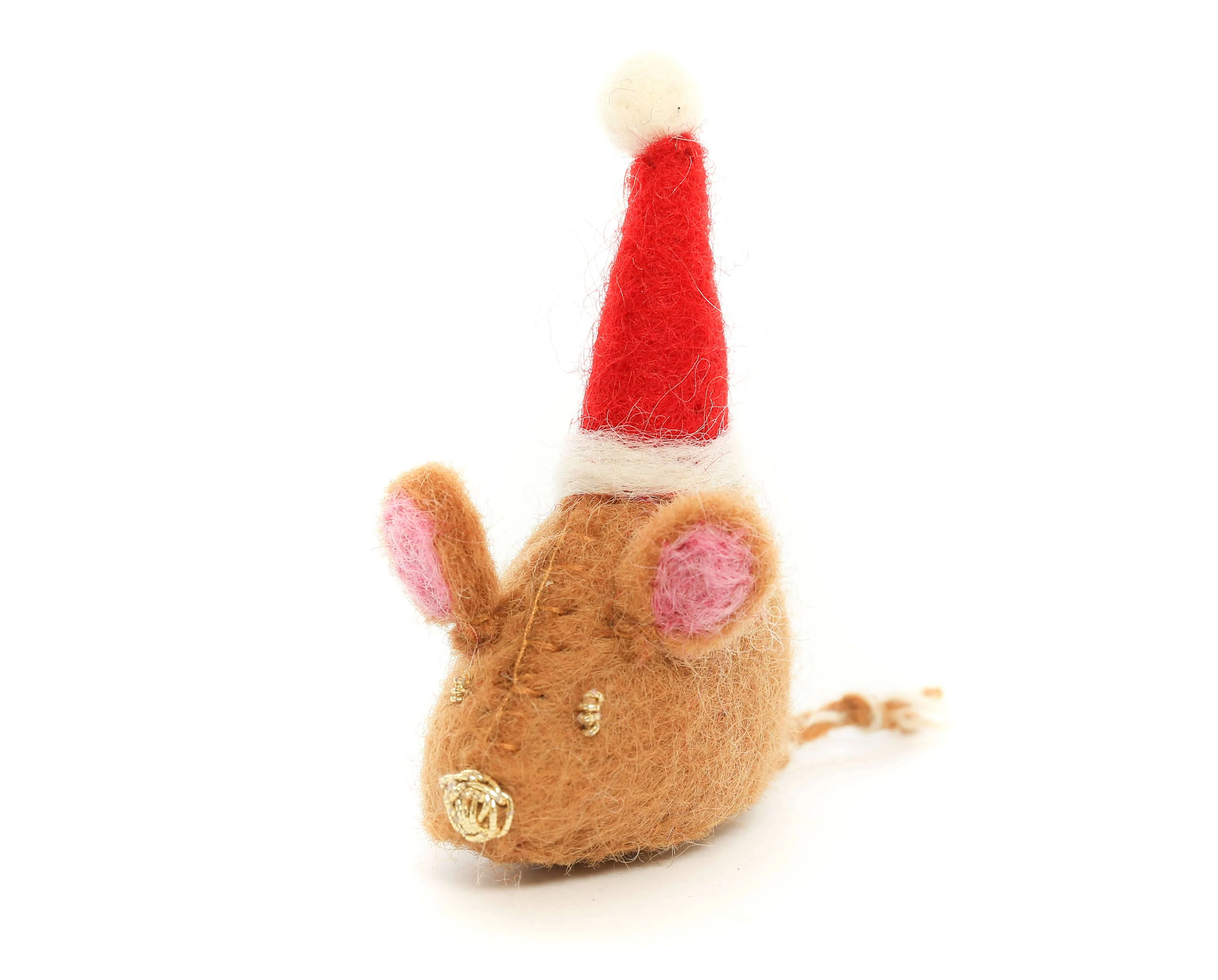 Santa Mouse Holiday Cat Toy