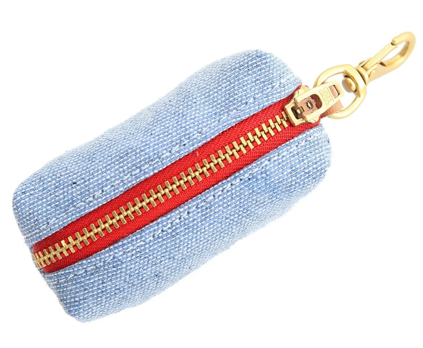 THE FOGGY DOG | Upcycled Light Denim Leash Bag