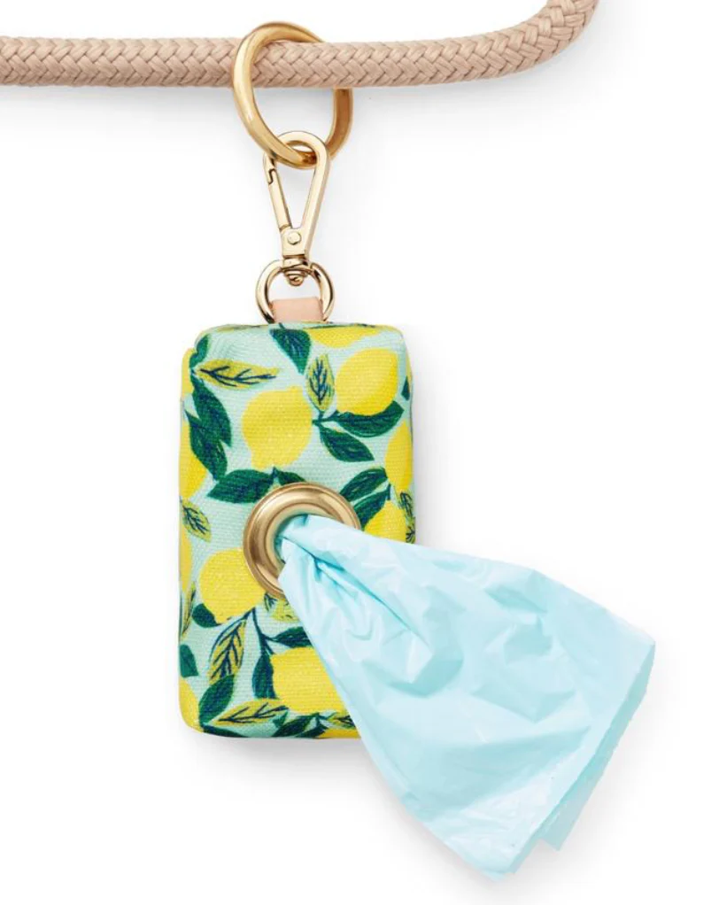 Lemon Zest Dog Leash Bag (Made in the USA) << FINAL SALE >> - Image 4