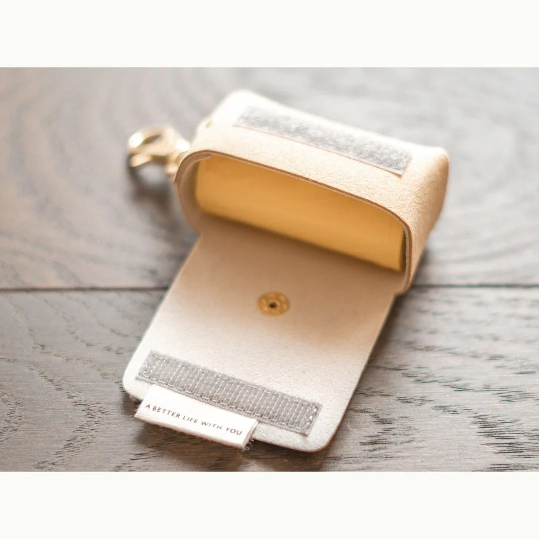 THE FURRYFOLKS | Daily Poop Bag Holder in Cream Yellow - Image 4