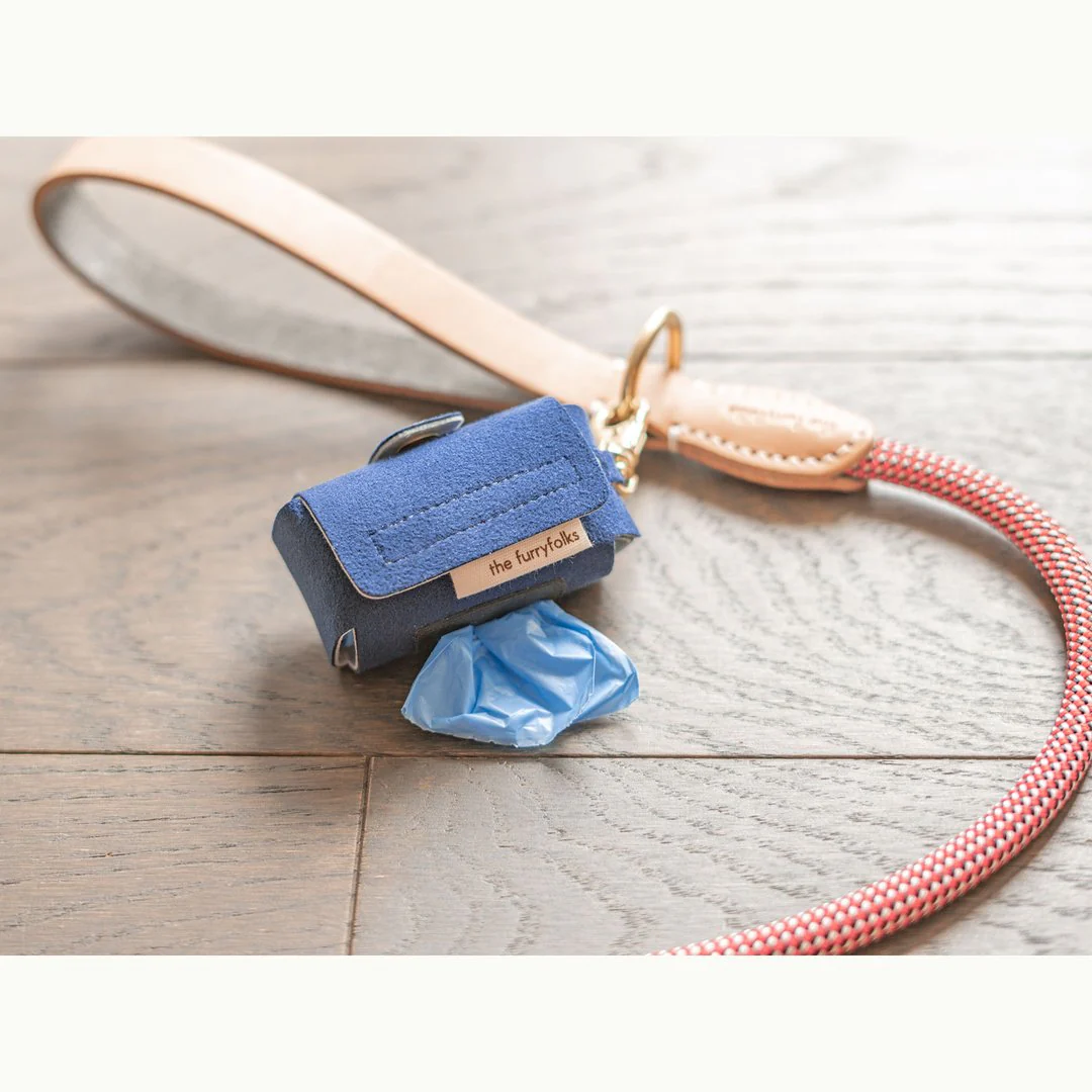 THE FURRYFOLKS | Daily Poop Bag Holder in Navy - Image 2