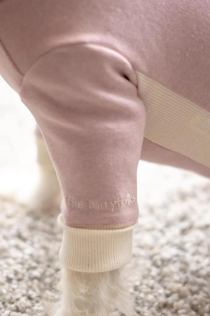 THE FURRYFOLKS | High Neck Jumpsuit in Blush - Image 5