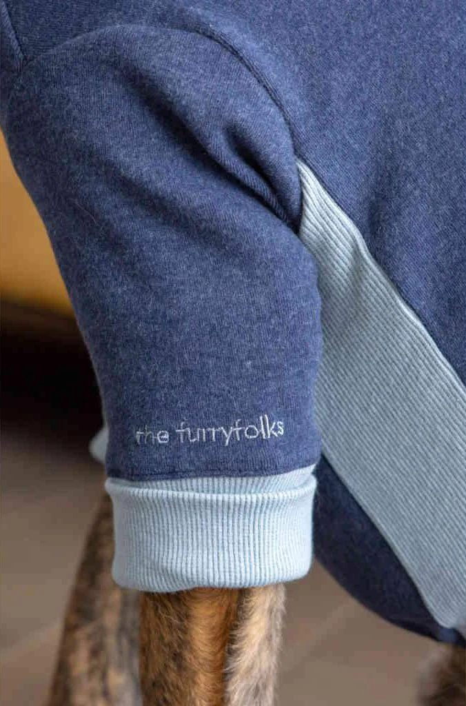 THE FURRYFOLKS | High Neck Jumpsuit in Navy - Image 5