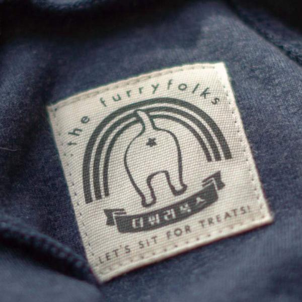 THE FURRYFOLKS | High Neck Jumpsuit in Navy - Image 7