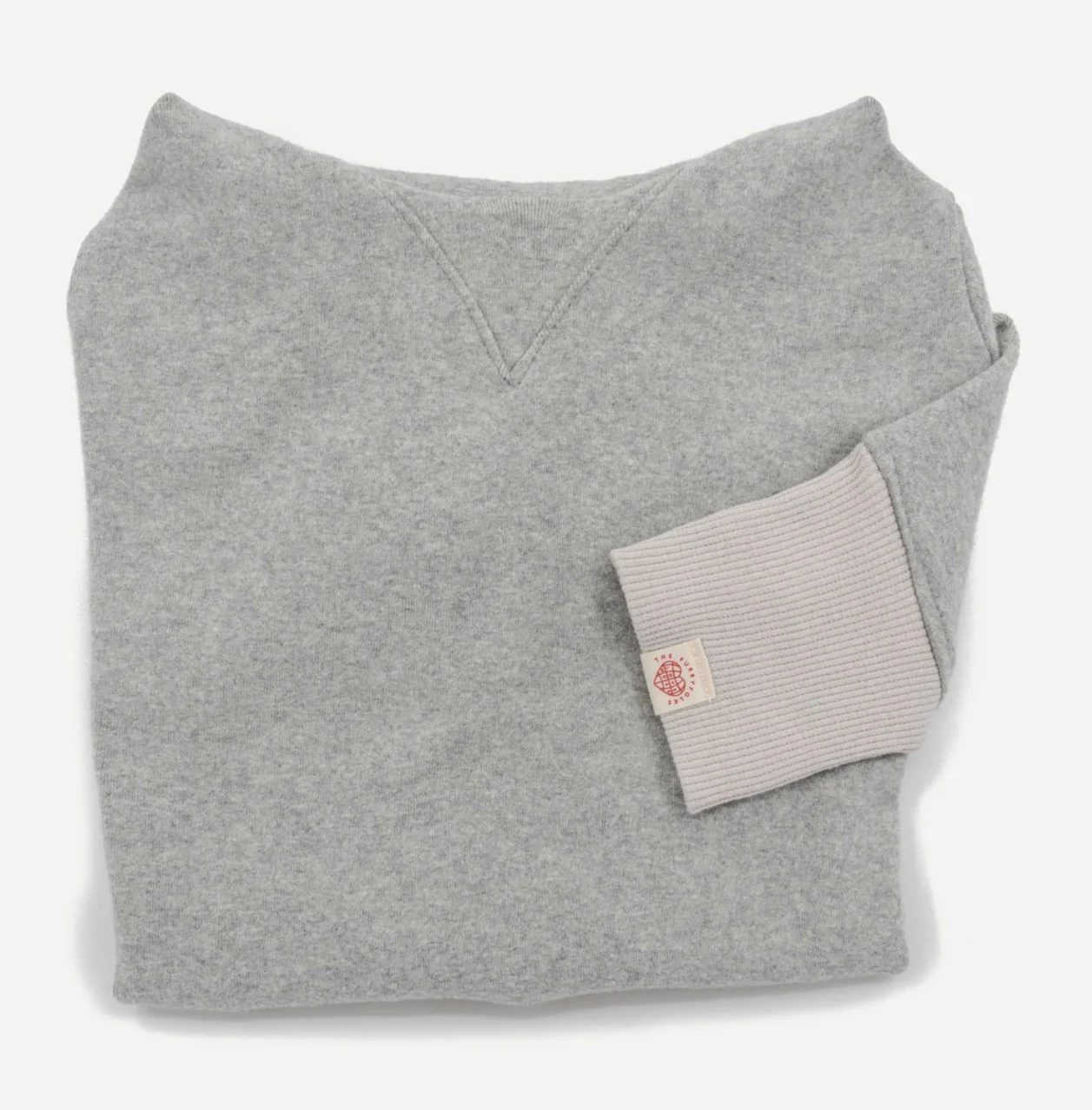 High V-Neck Pullover in Light Grey<br>((FINAL SALE)) - Image 3