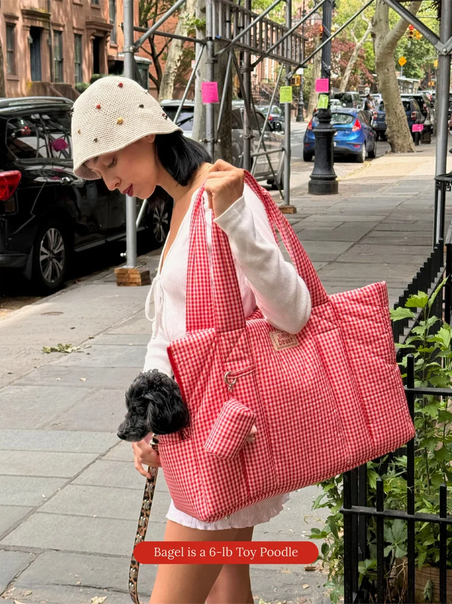 The Little Beast Dog Carrier in Strawberry - Image 7