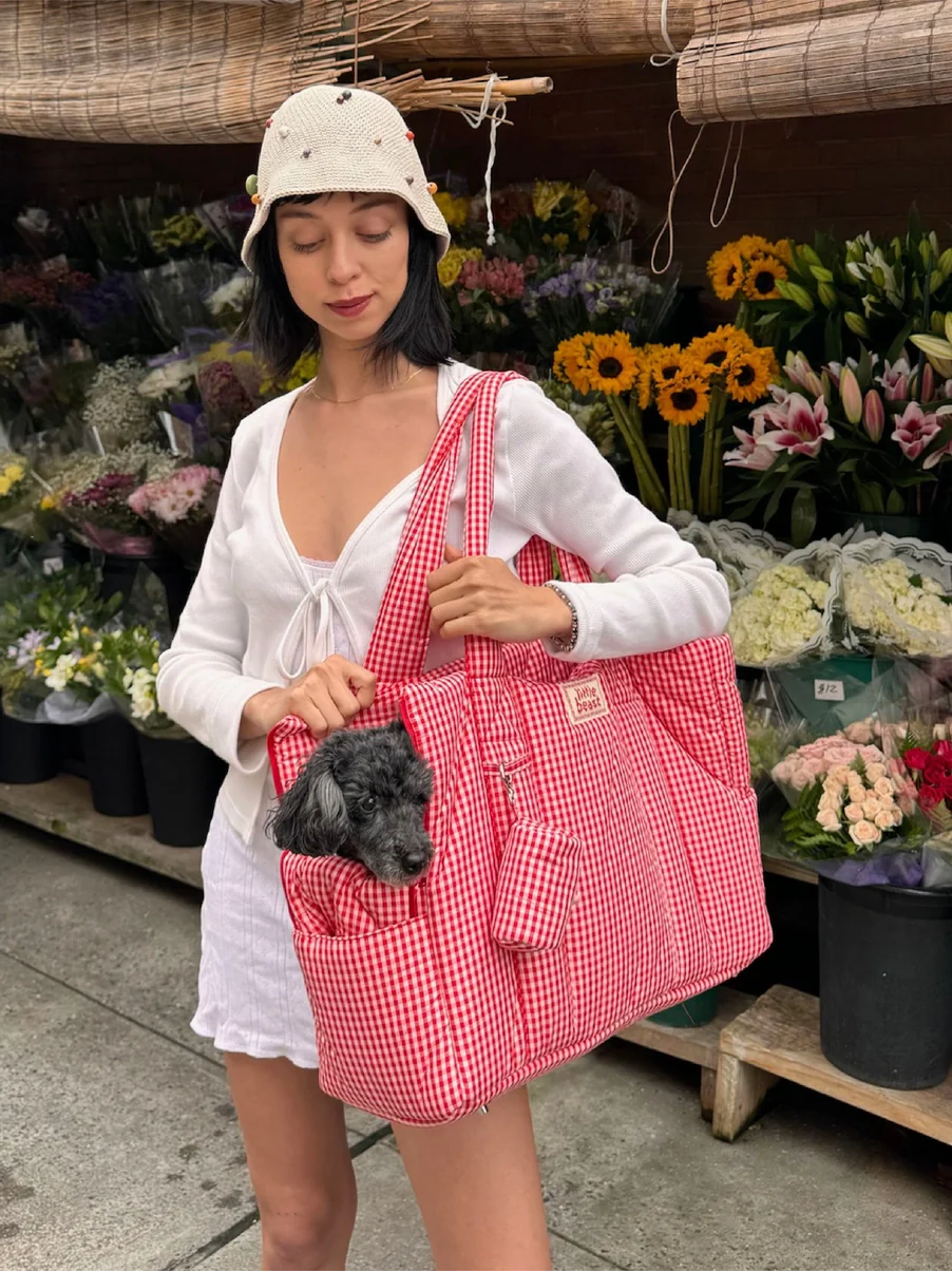 The Little Beast Dog Carrier in Strawberry - Image 8